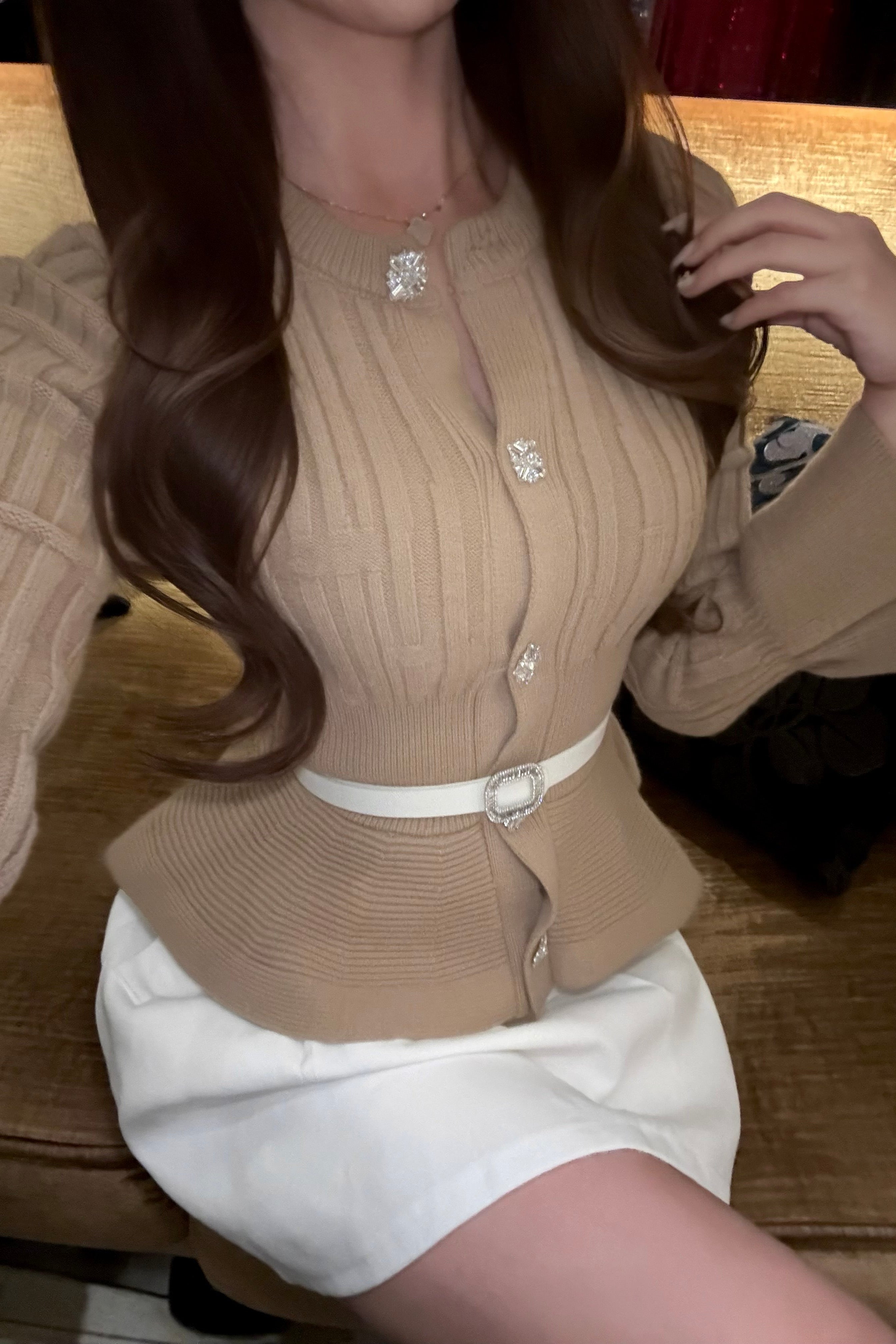 シンプルスリムウエストスカート KR12944