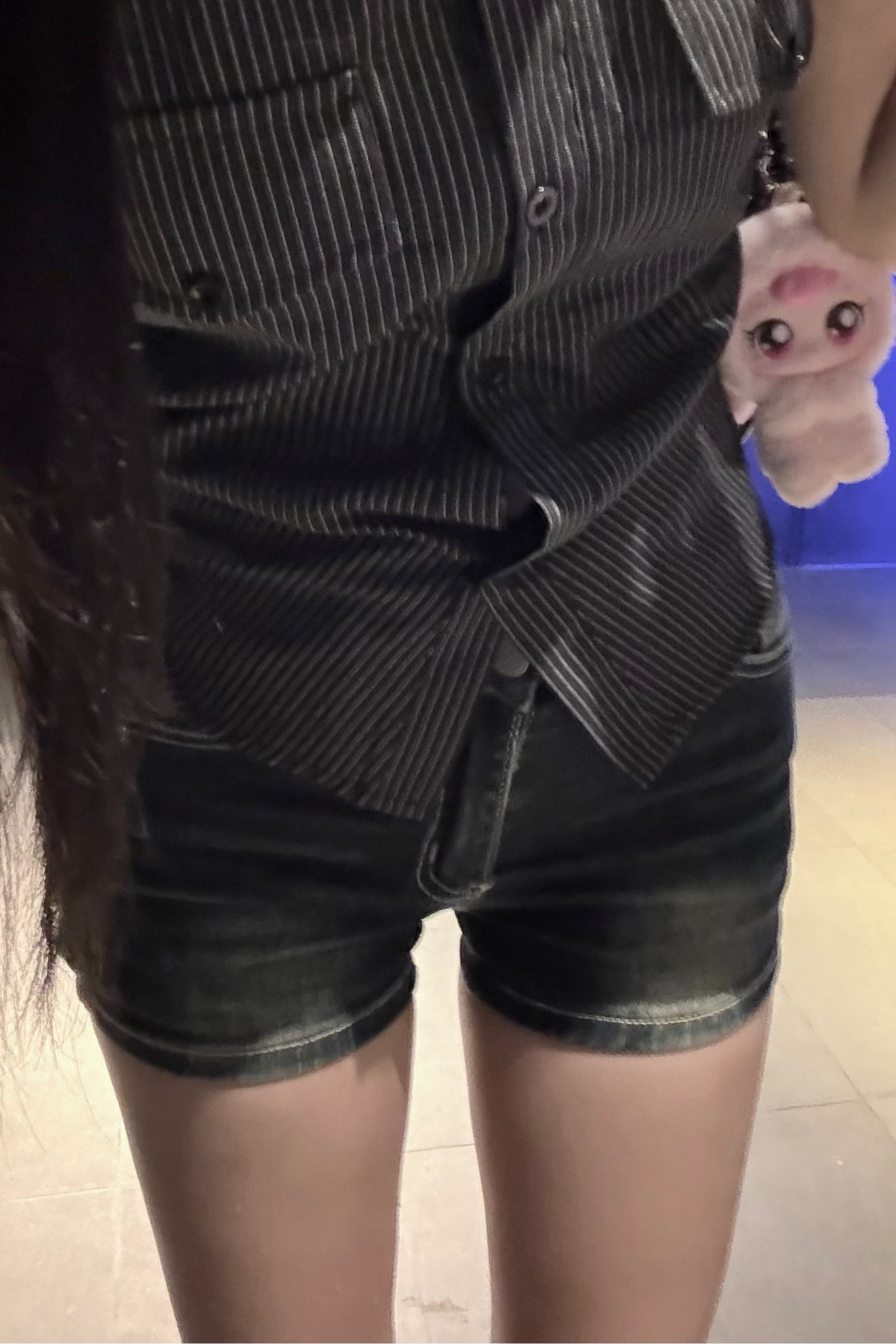 タイトフィットウォッシュデニムショートパンツ KR15286