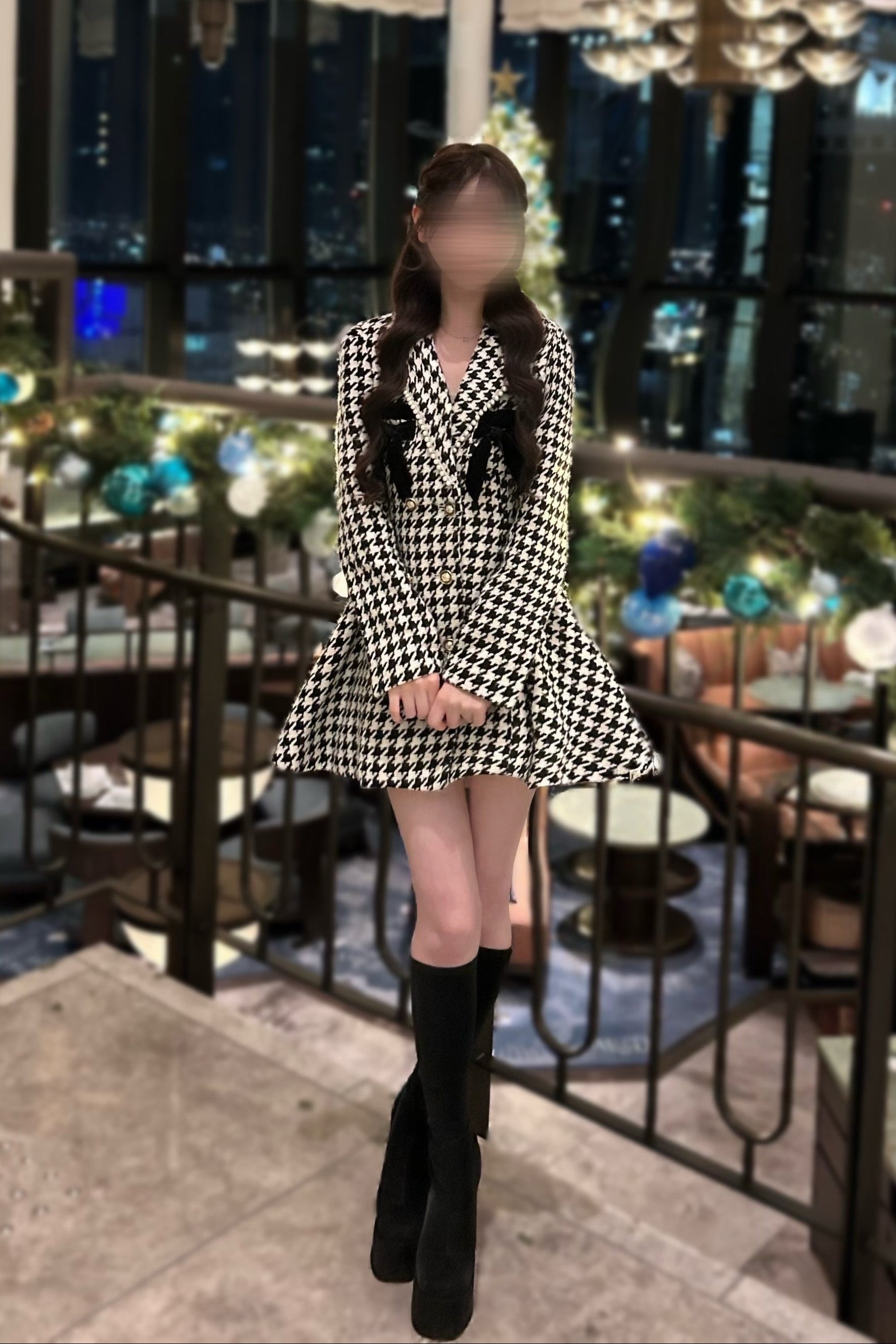 ハウンドトゥースコート KR13615