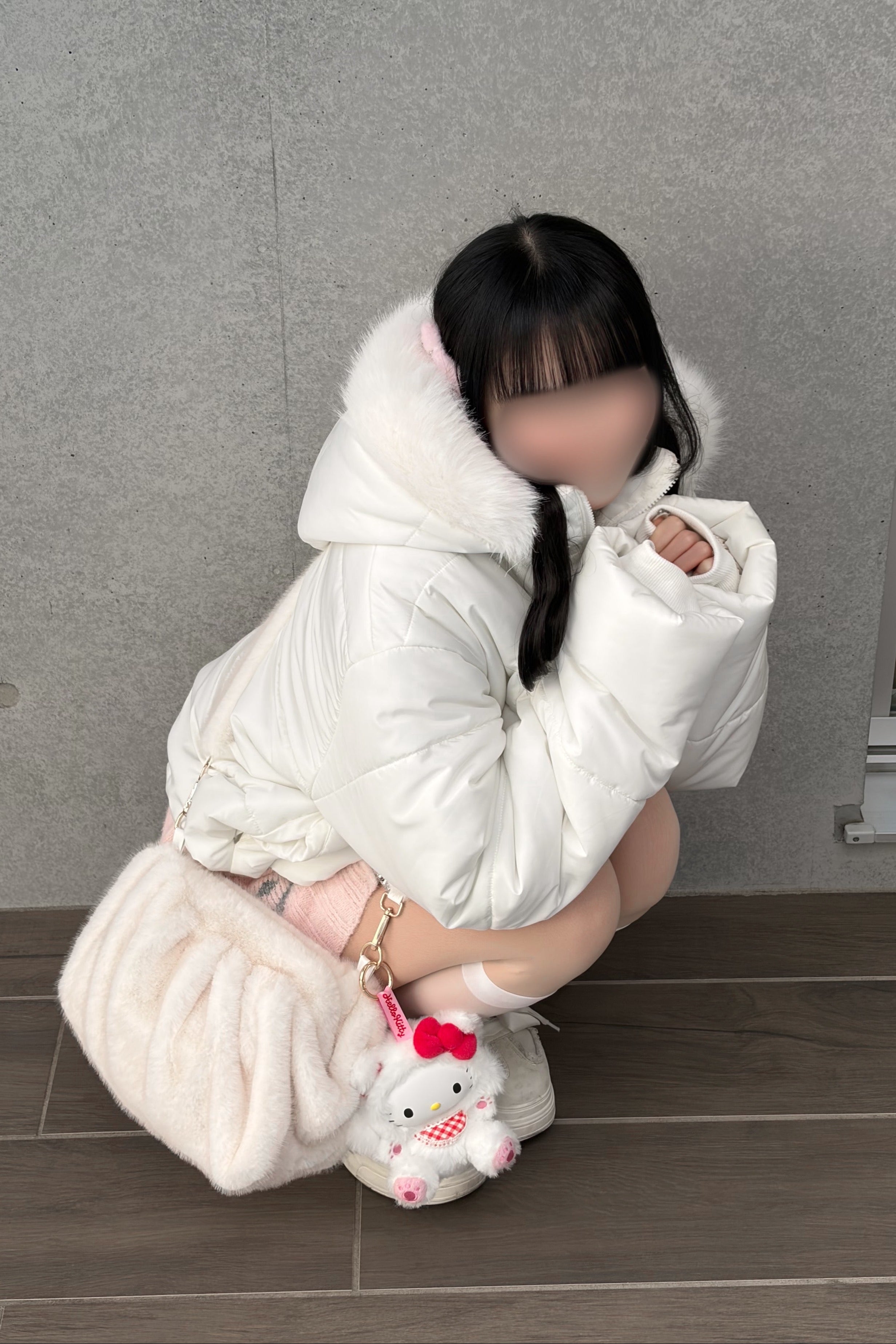 フェイクファーバッグ KR13839