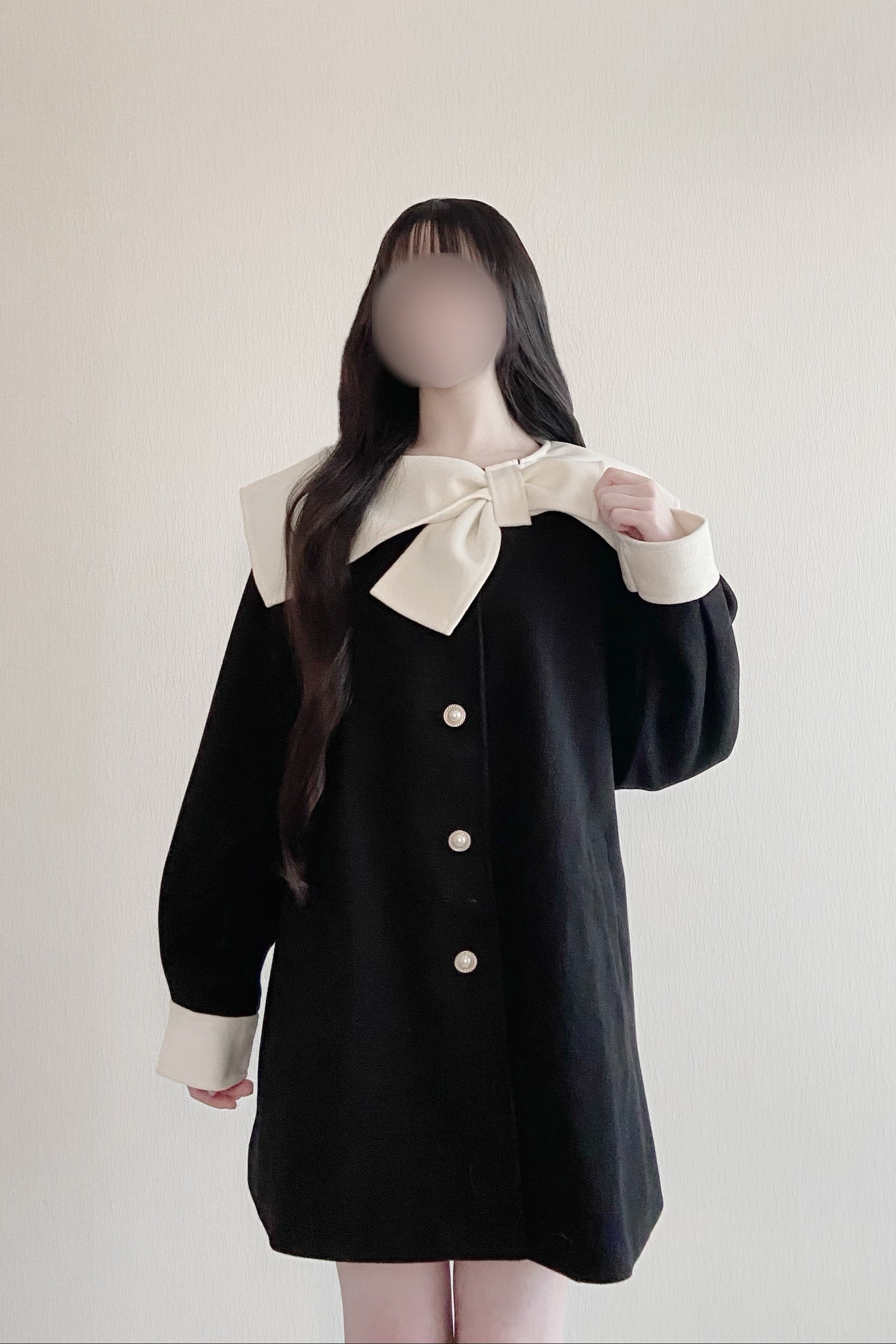 ビッグリボンセーラーコート KR30447