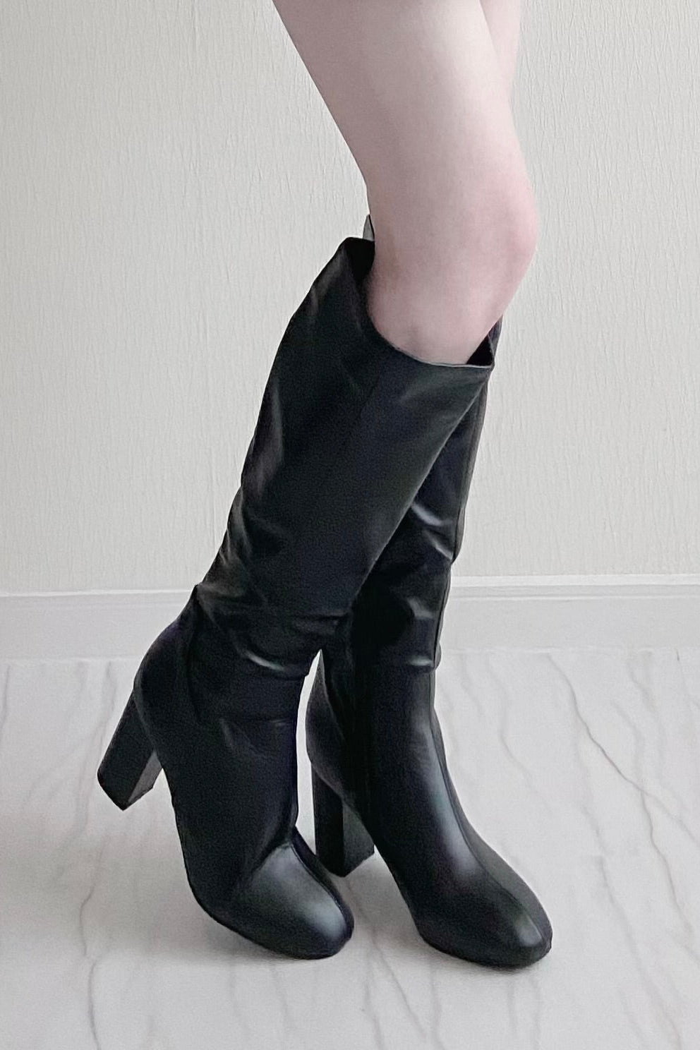 スクエアロングブーツ KR14022