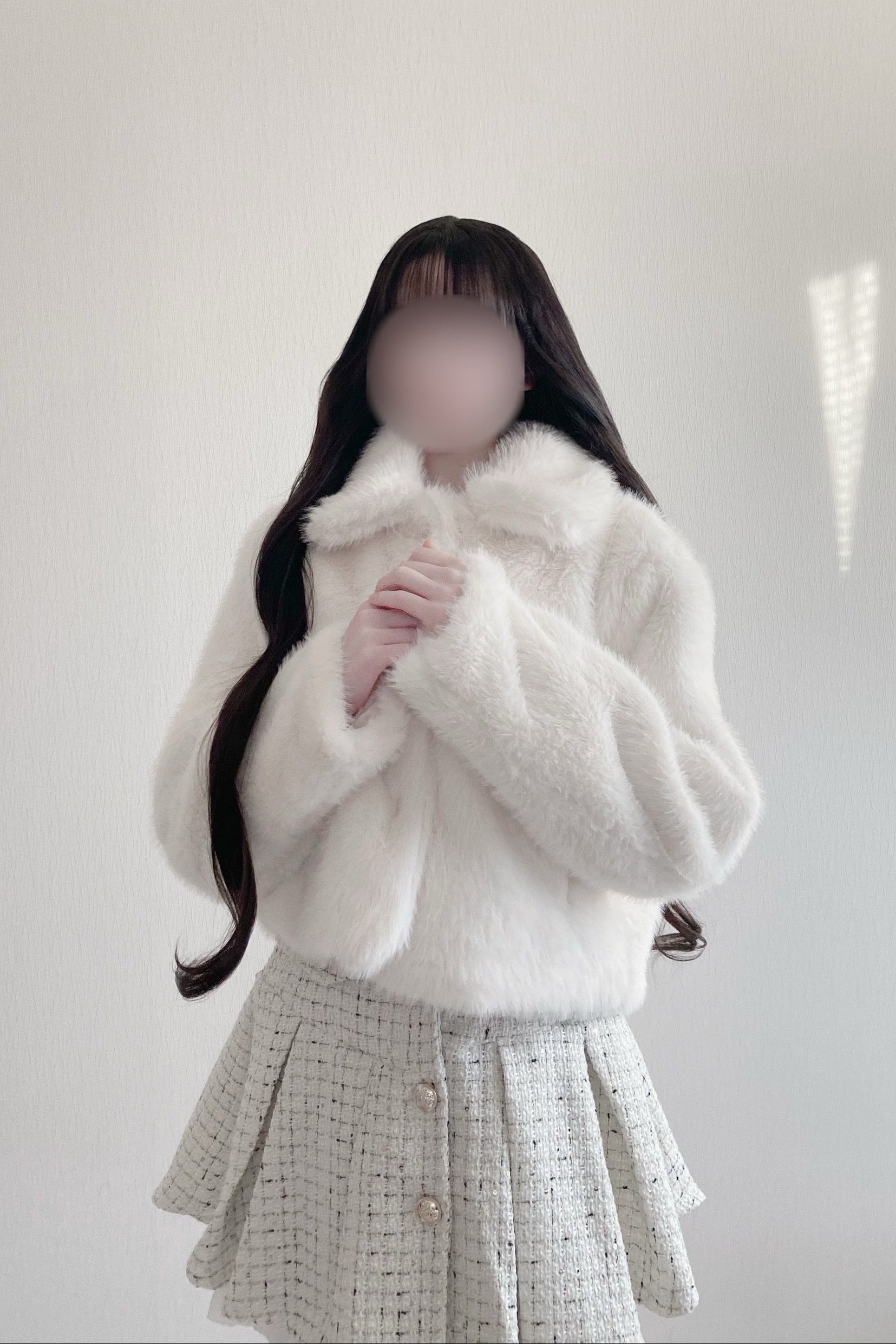 クラシカルファーショートジャケット KR30446