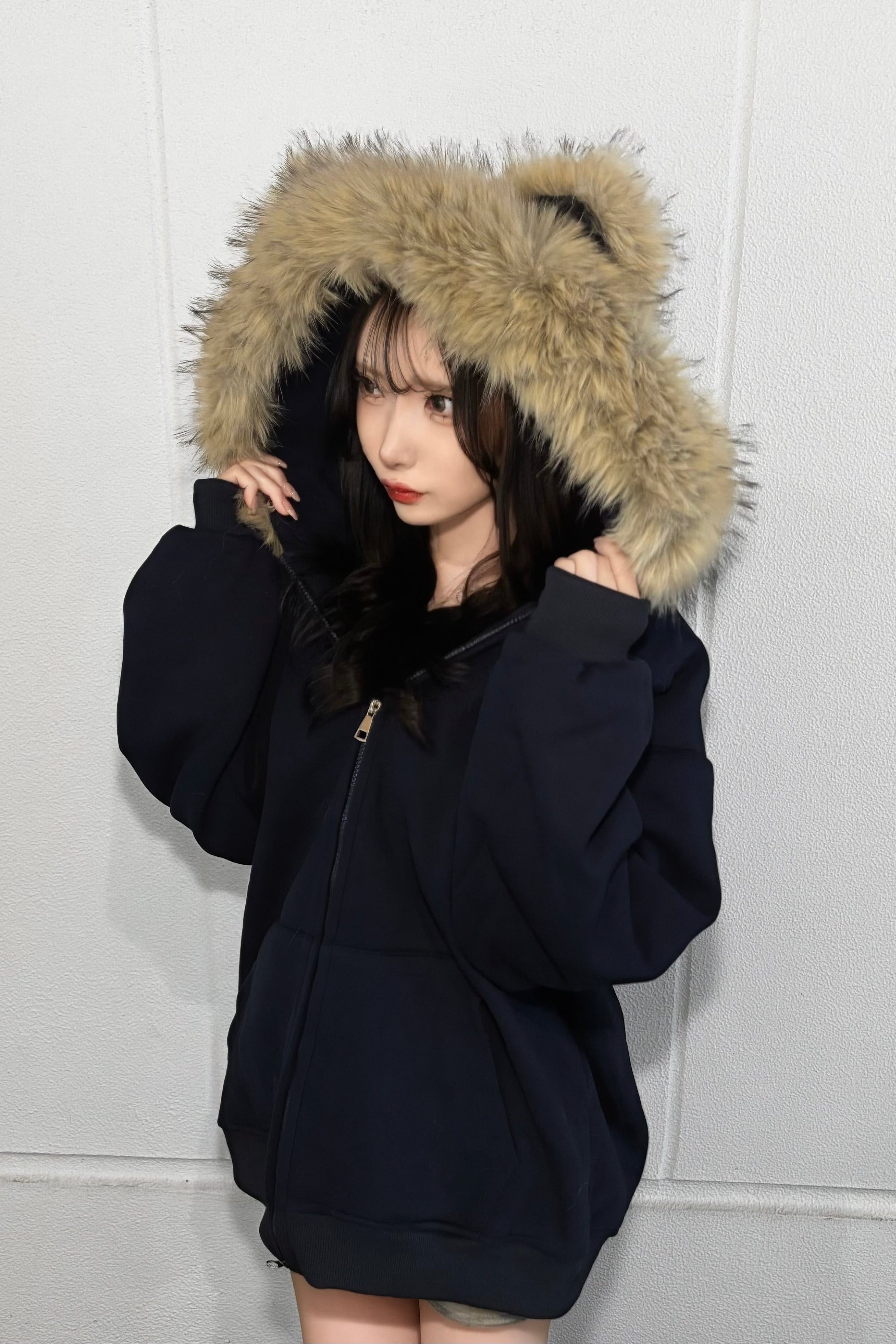 クマミミスウェットブルゾン KR30144