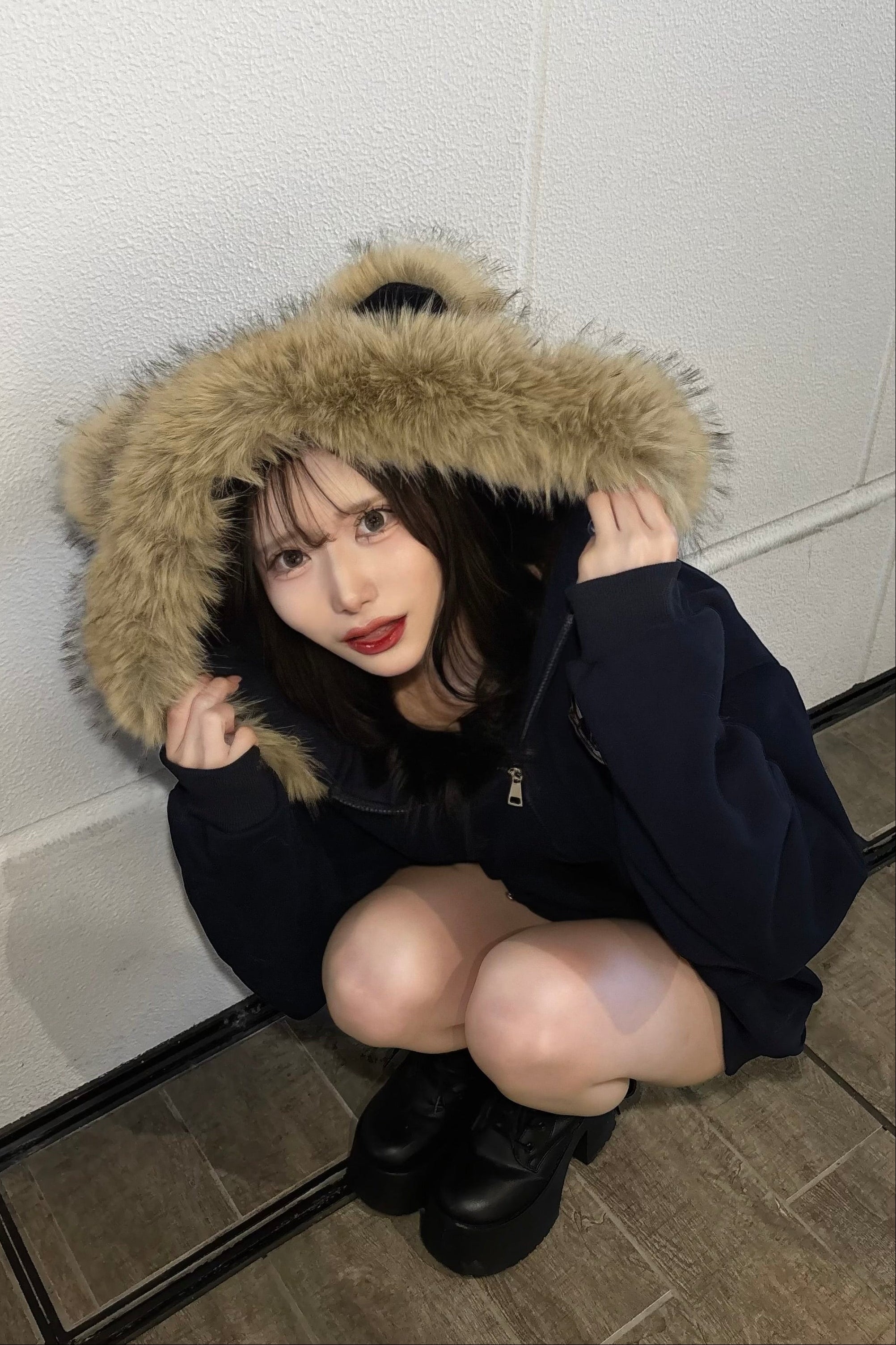 クマミミスウェットブルゾン KR30144