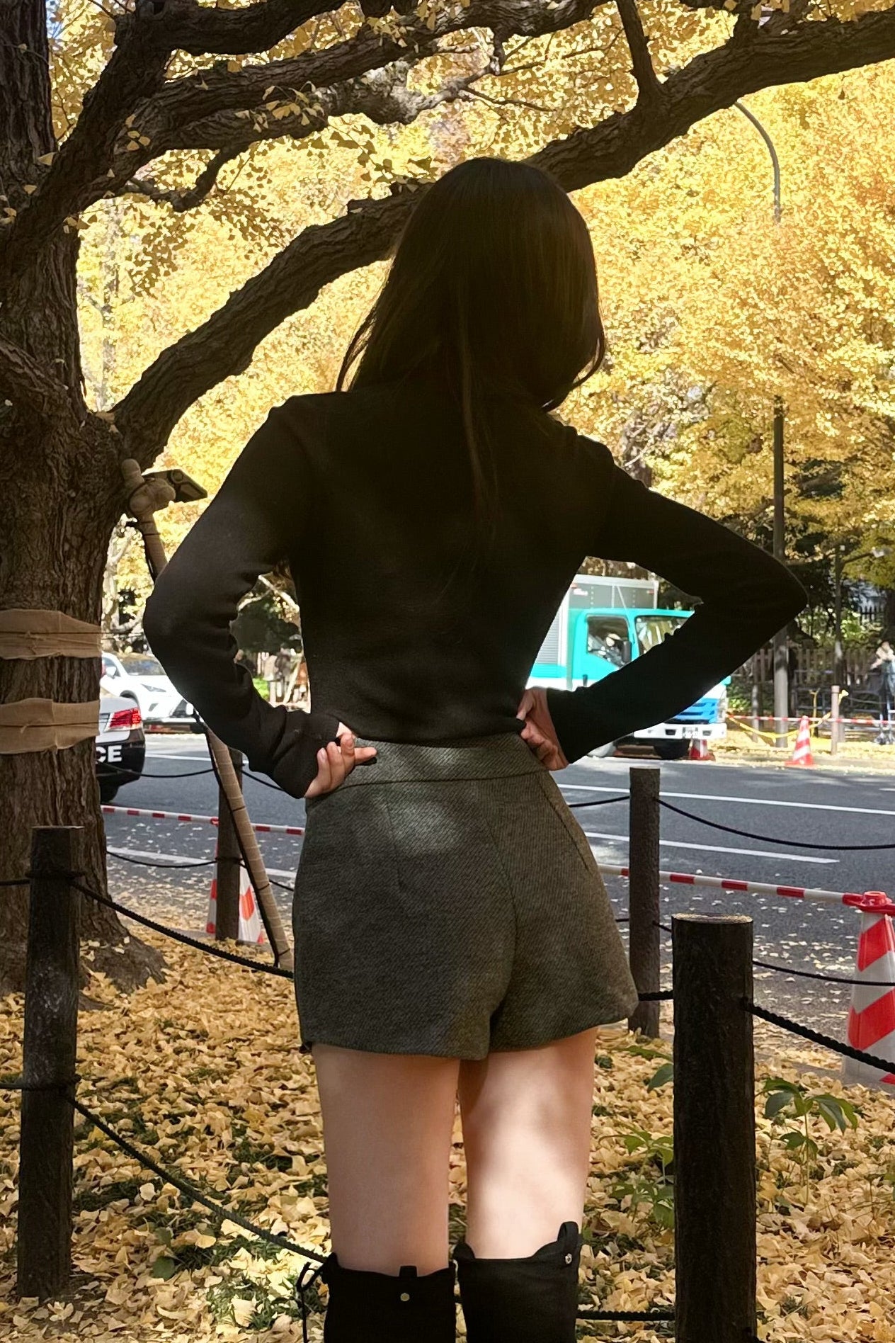 フロントボタンミニスカート KR13514