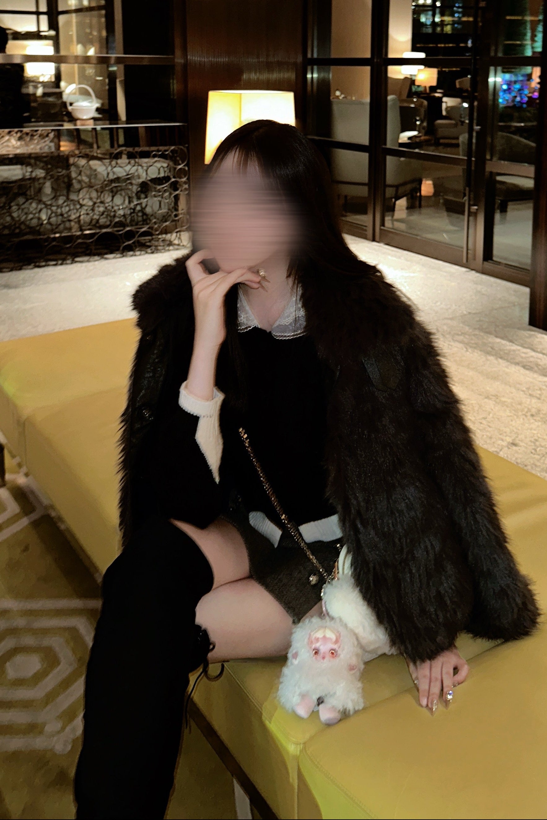 バイカラーフレンチニットKR13519