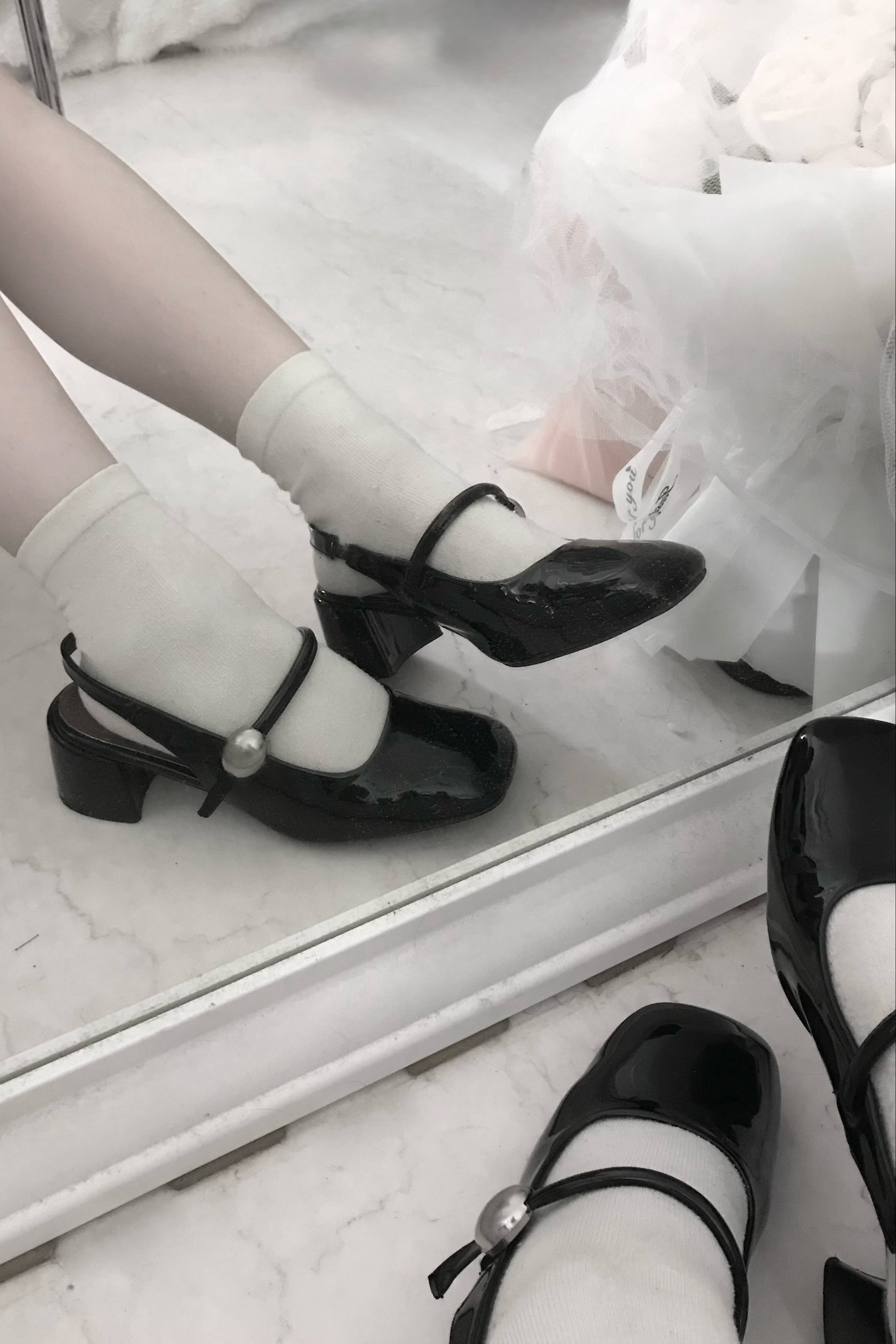スクエアパテントミュール KR14747