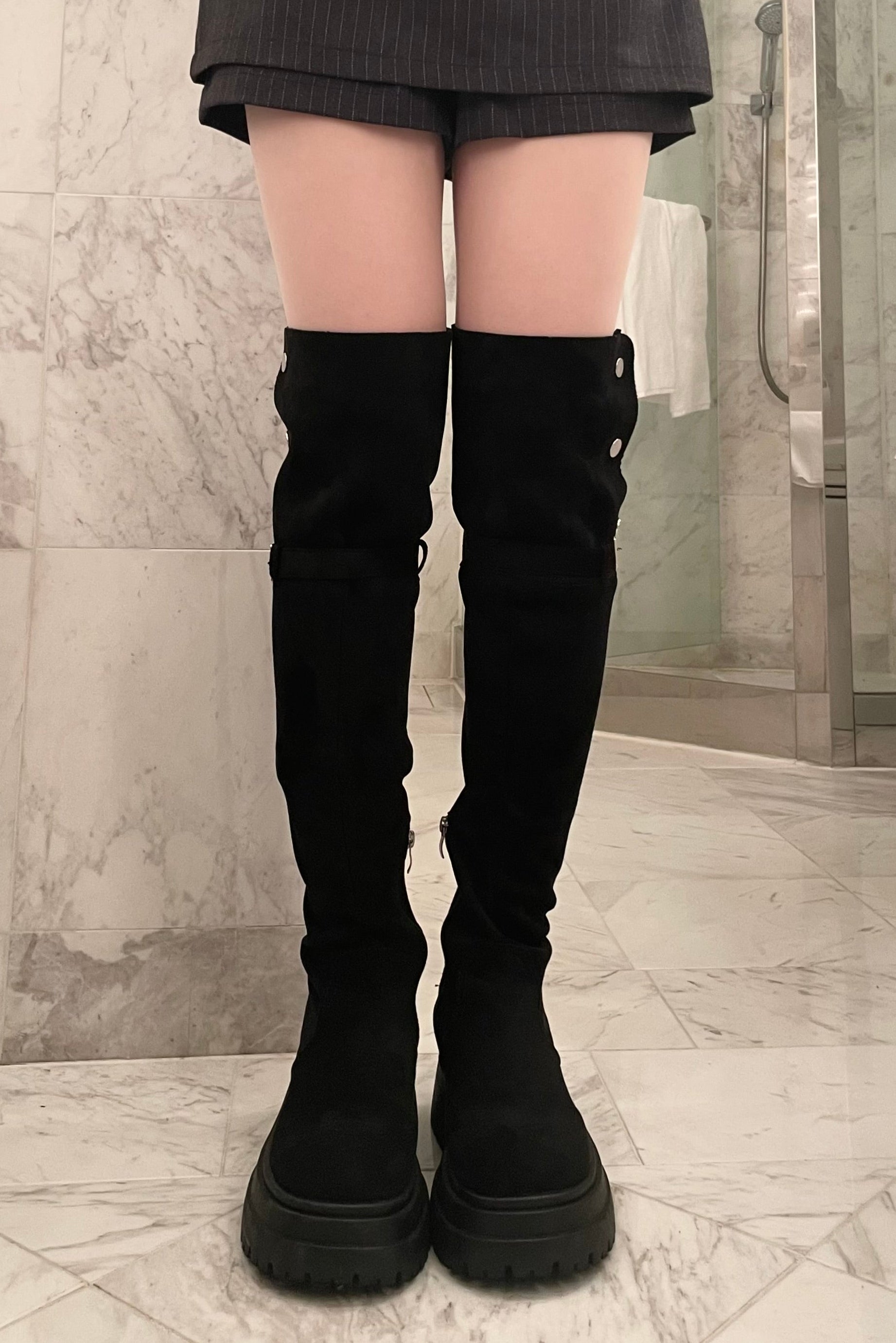 2wayバックルロングブーツ KR14036