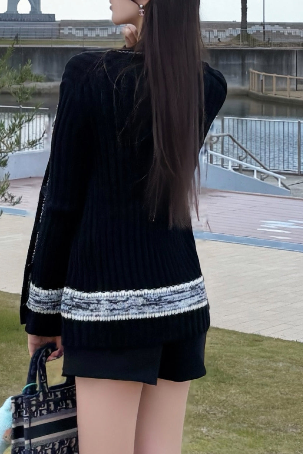 ケーブルデザインカーディガン KR13457