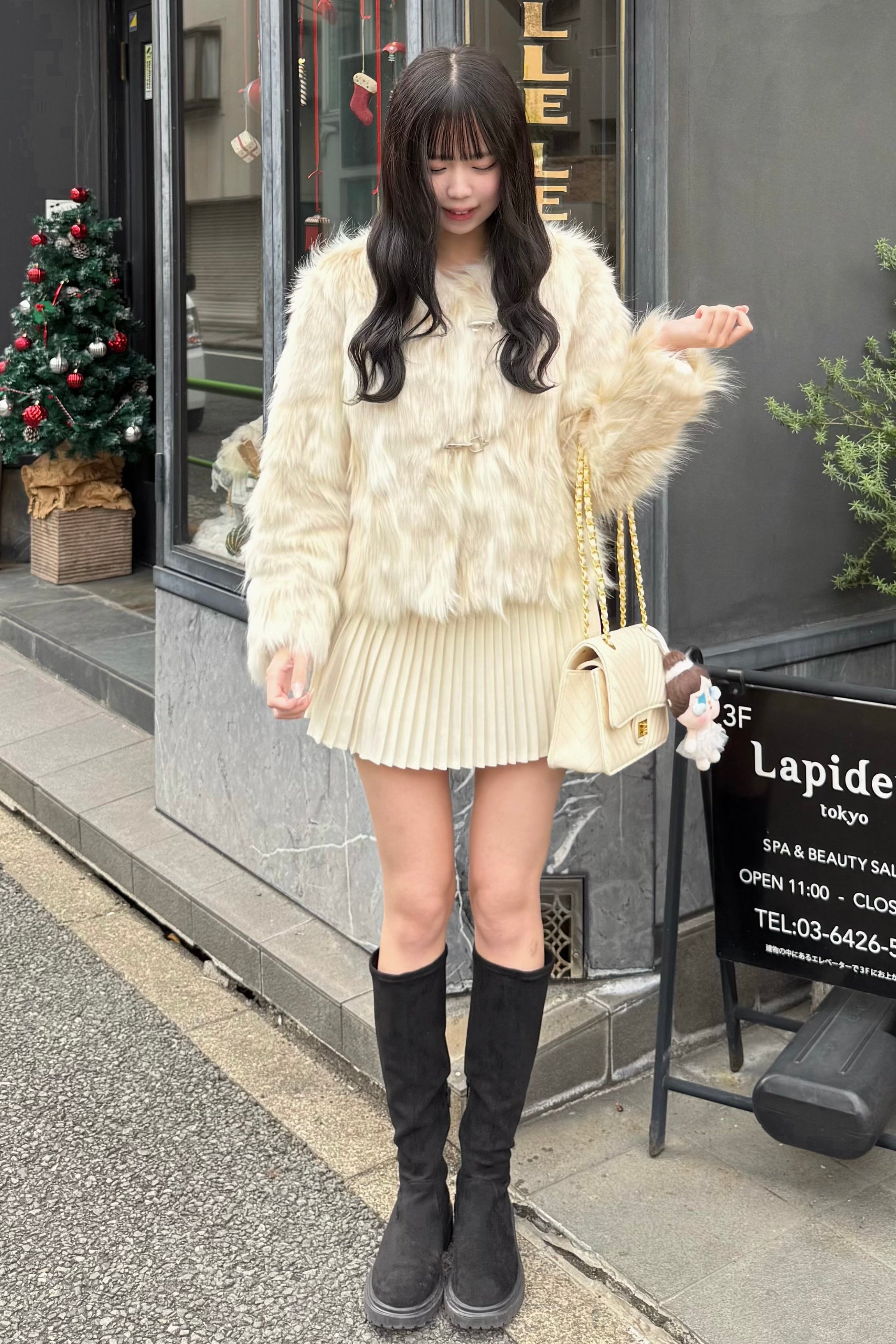 オーバーマーブルファージャケット KR30196