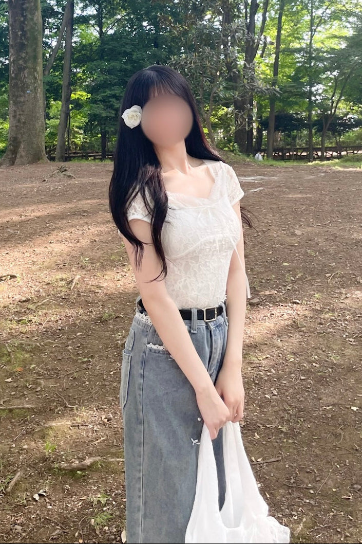 レースネックトップス KR14786