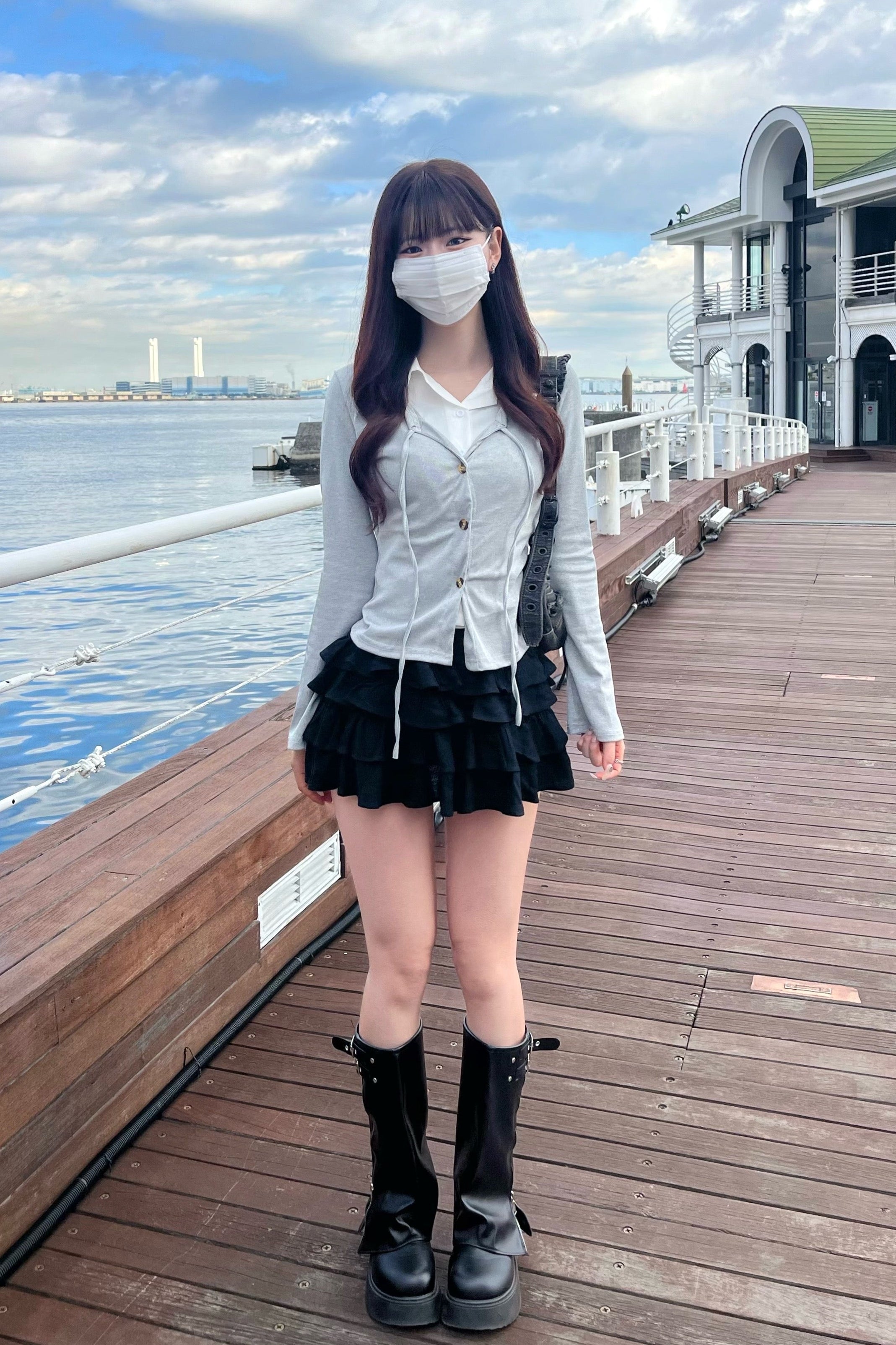 フェイクレイヤードカーディガン KR13710