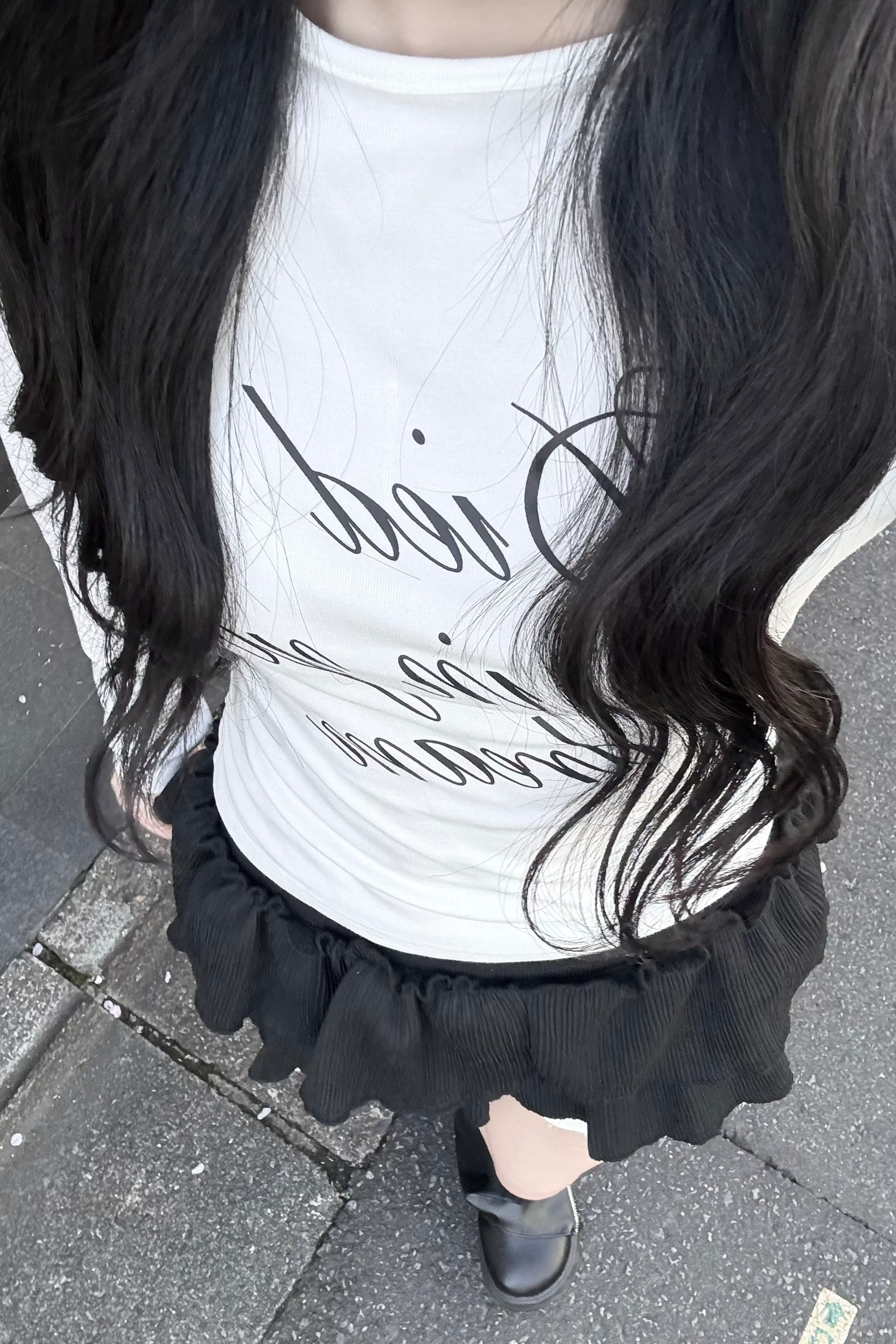 unique print tops KR10041