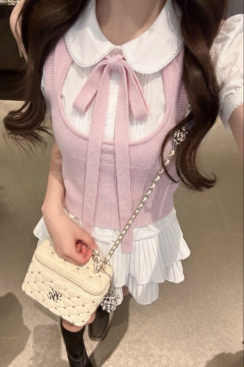 パフスリーブブラウストップス KR14540