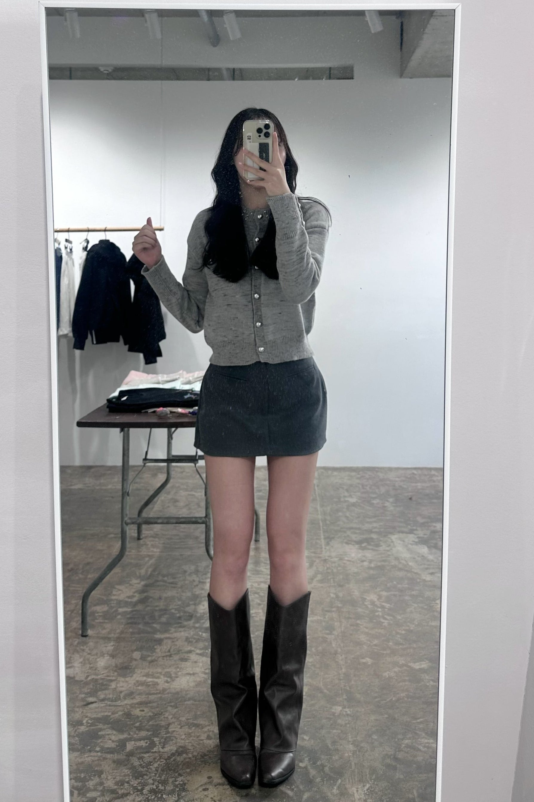 ミックスビジューカーディガン KR13809