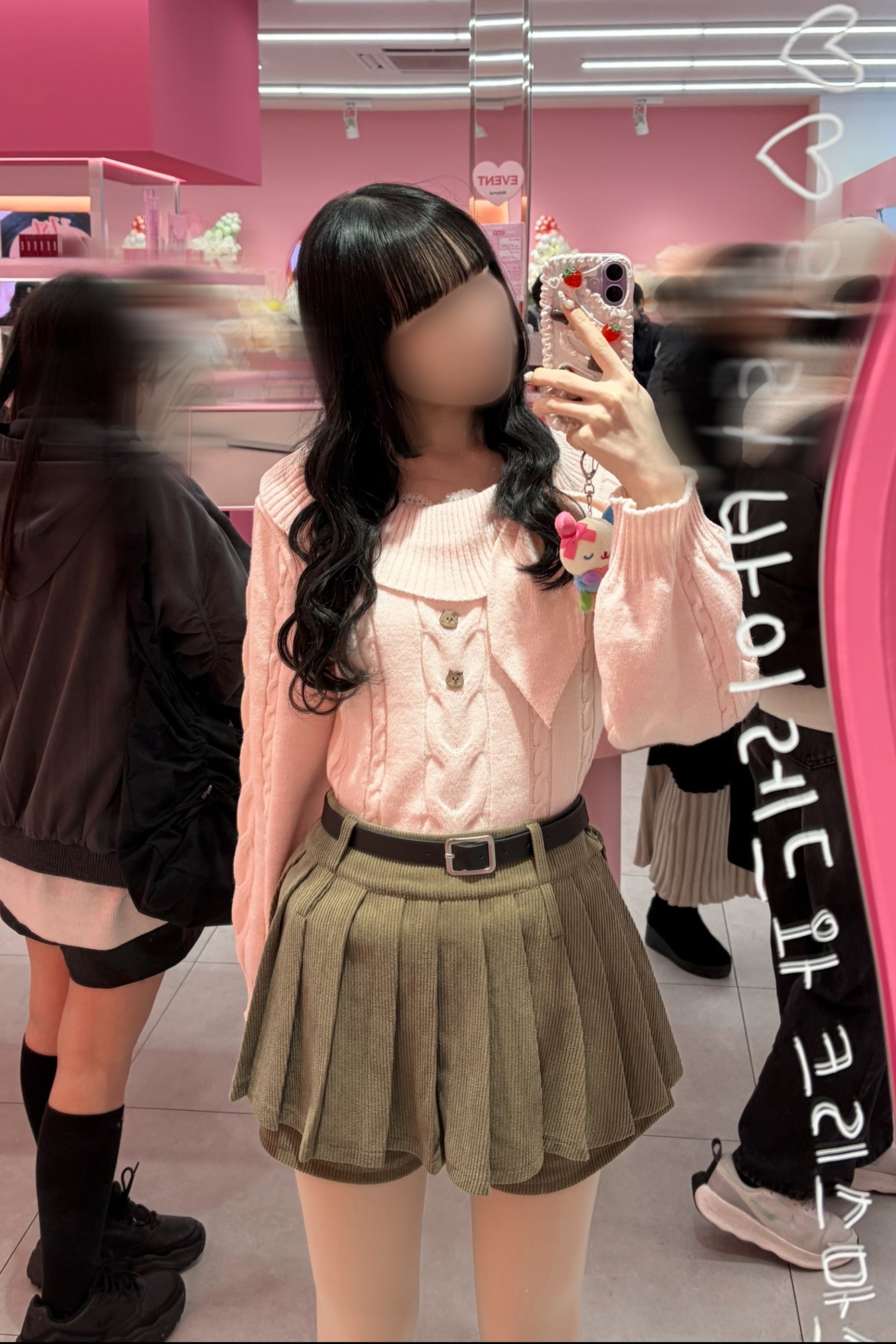 バックプリーツスカート KR13838