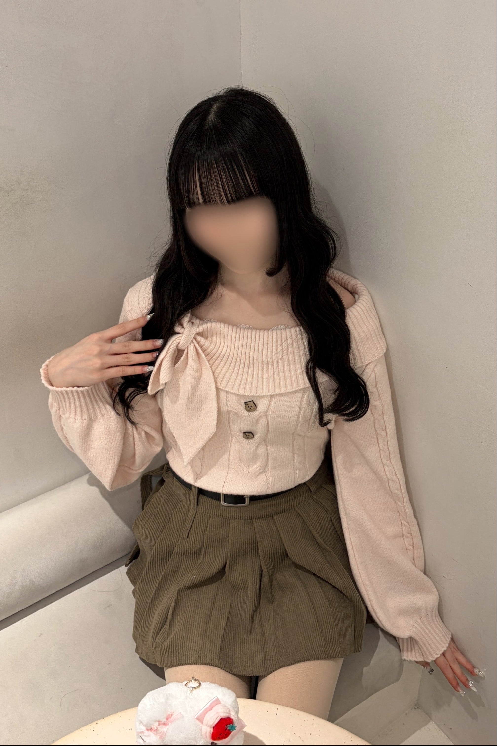 バックプリーツスカート KR13838