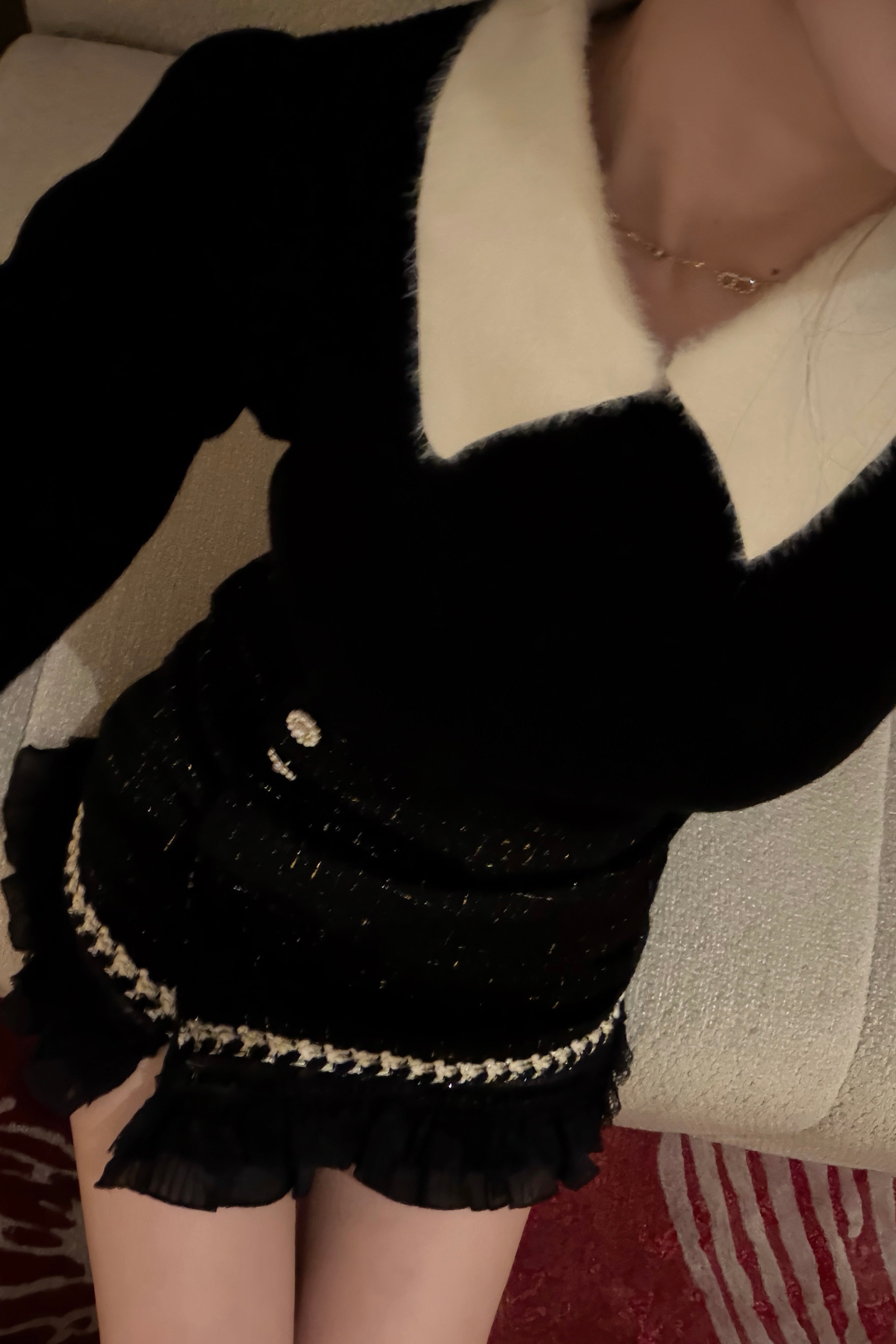 ツイードフリルミニスカート KR13914