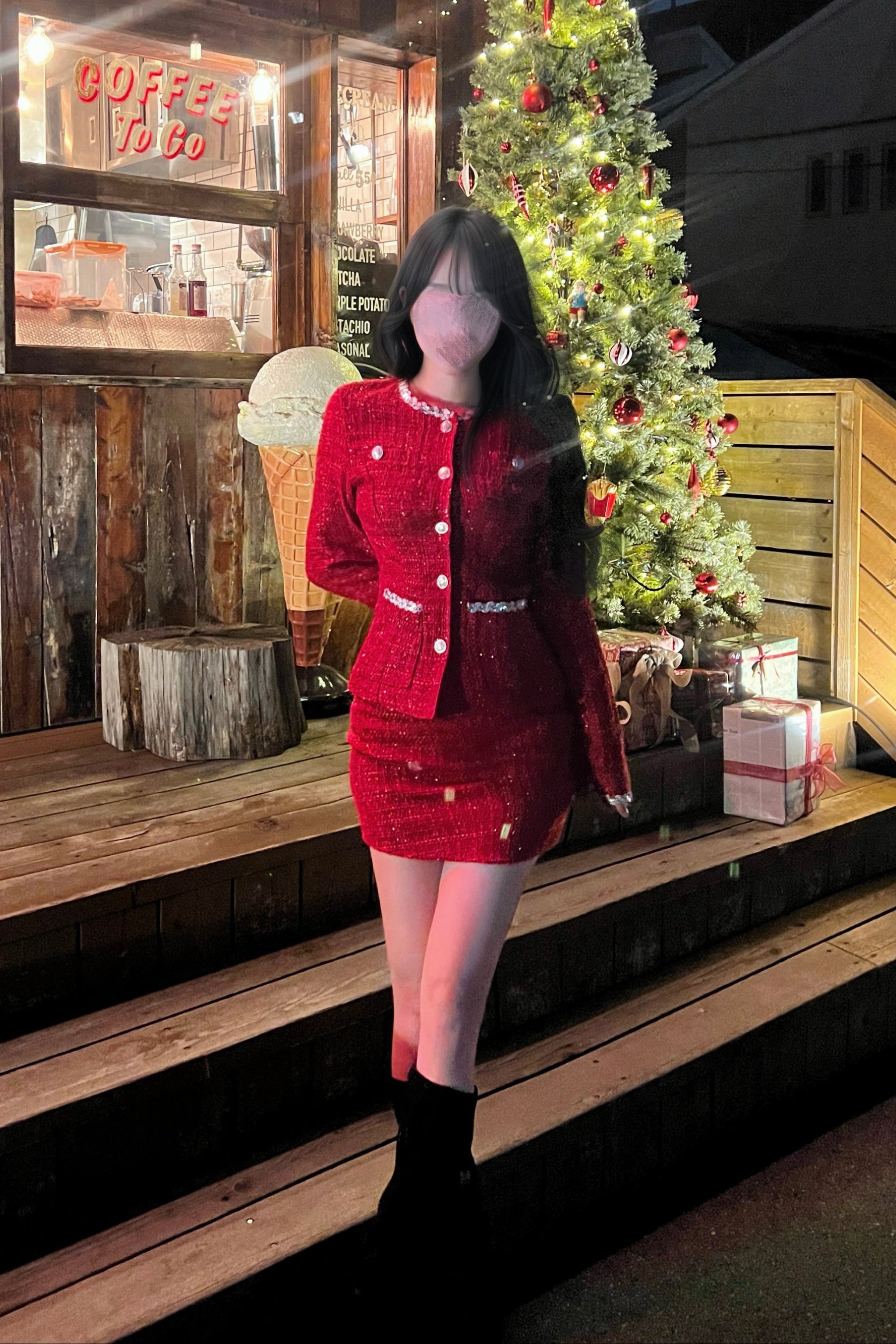 ラグジュアリーツイードセットアップ KR30067