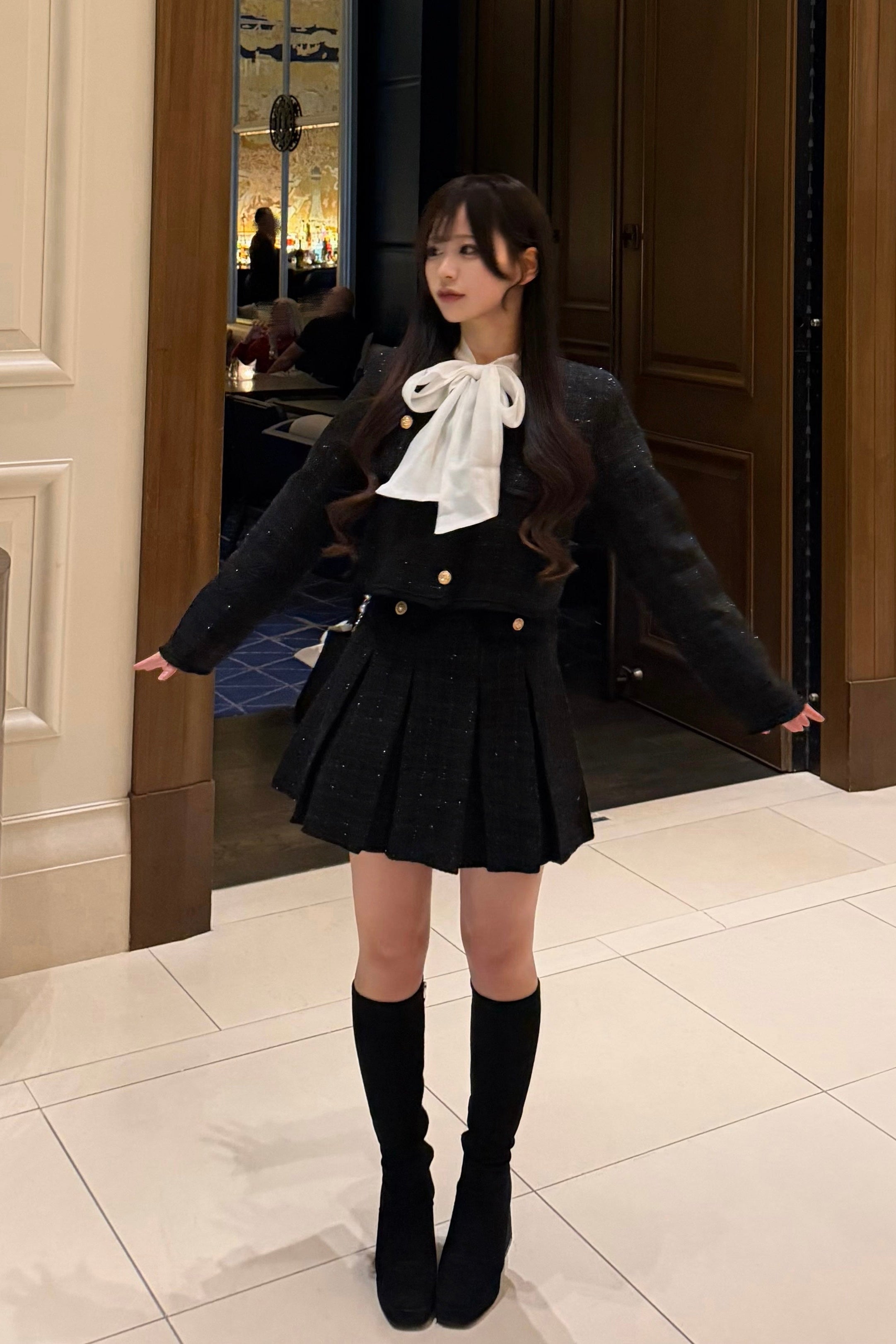 ロマンティックツイードセットアップ KR30406