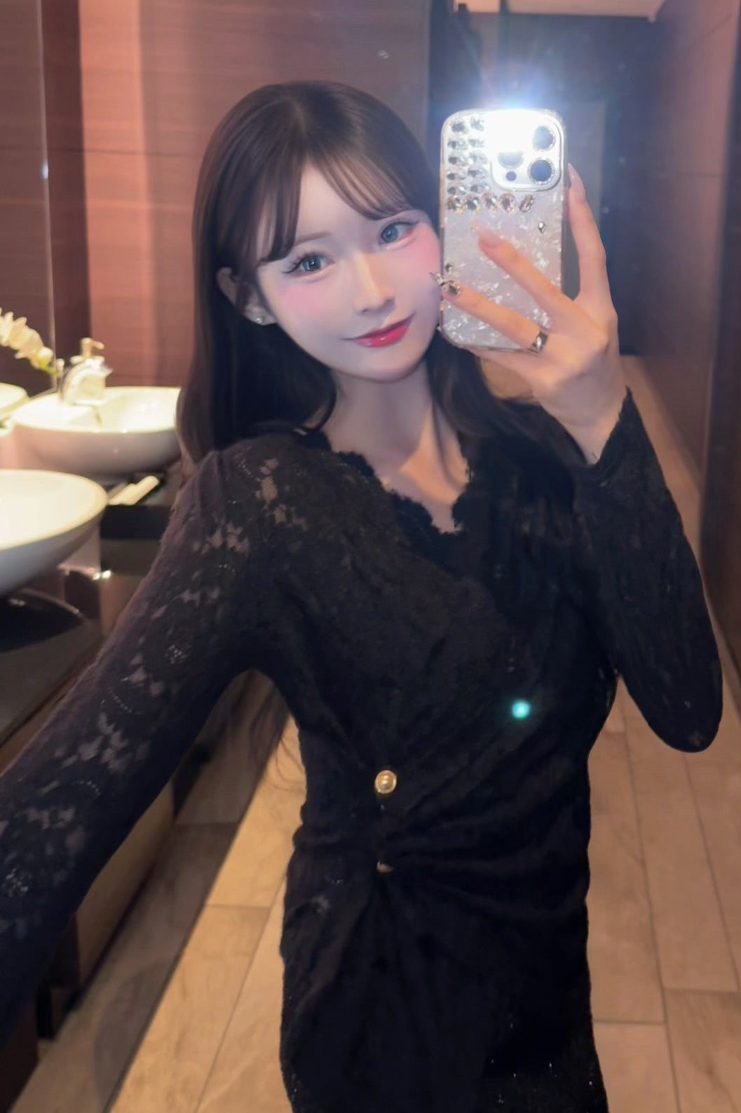 カシュクールレーストップス KR13565