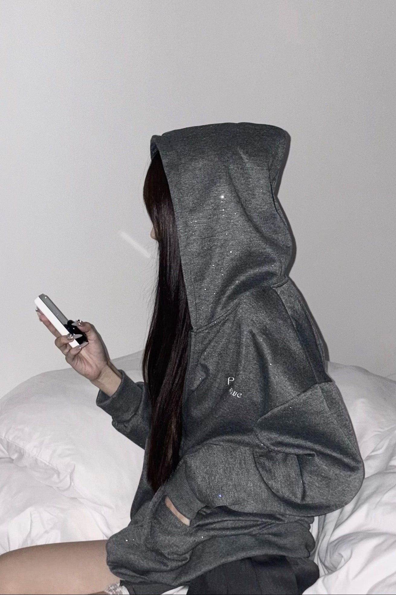 ラメジップフーディー KR13486