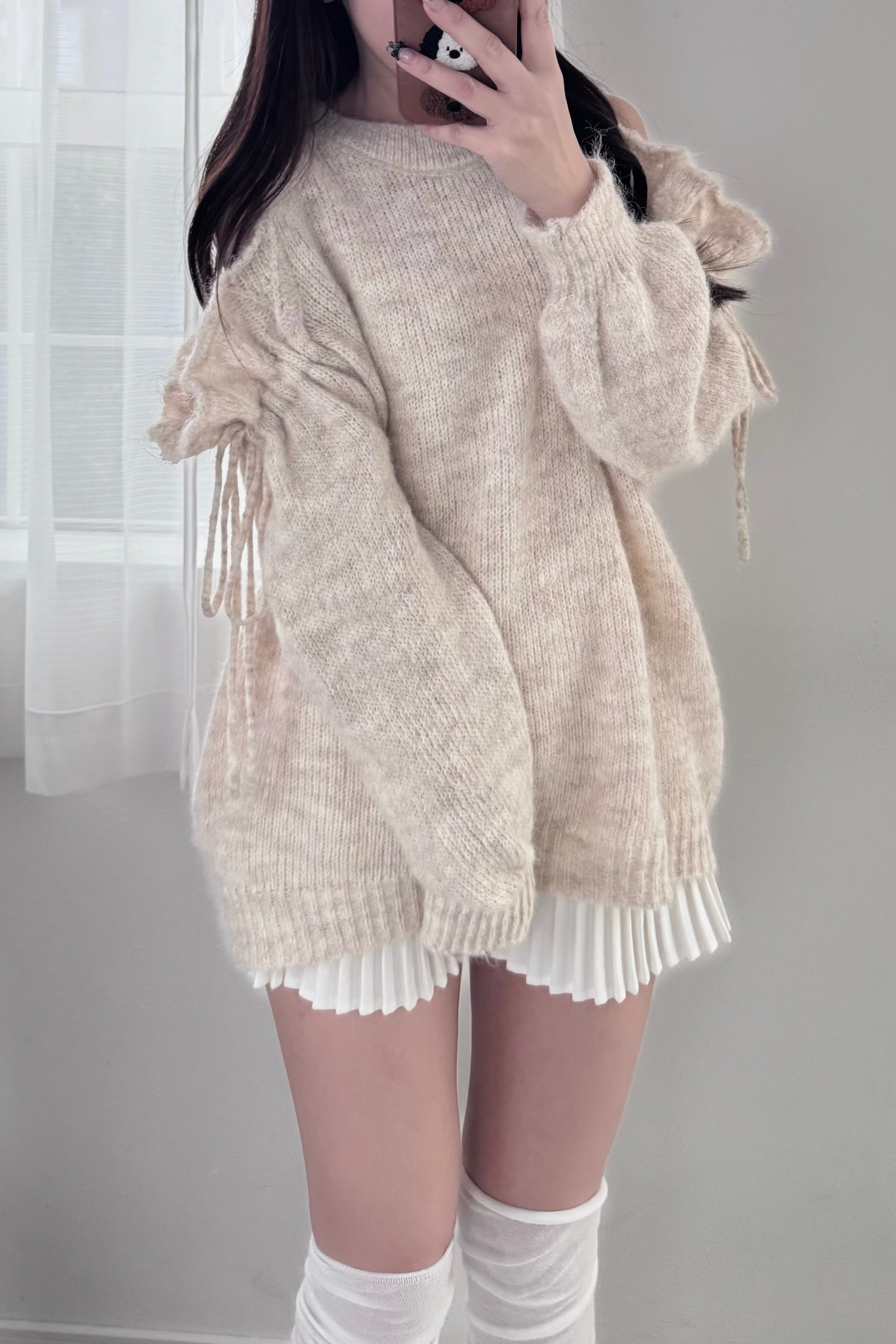 ショルダースリットルーズニット KR14004