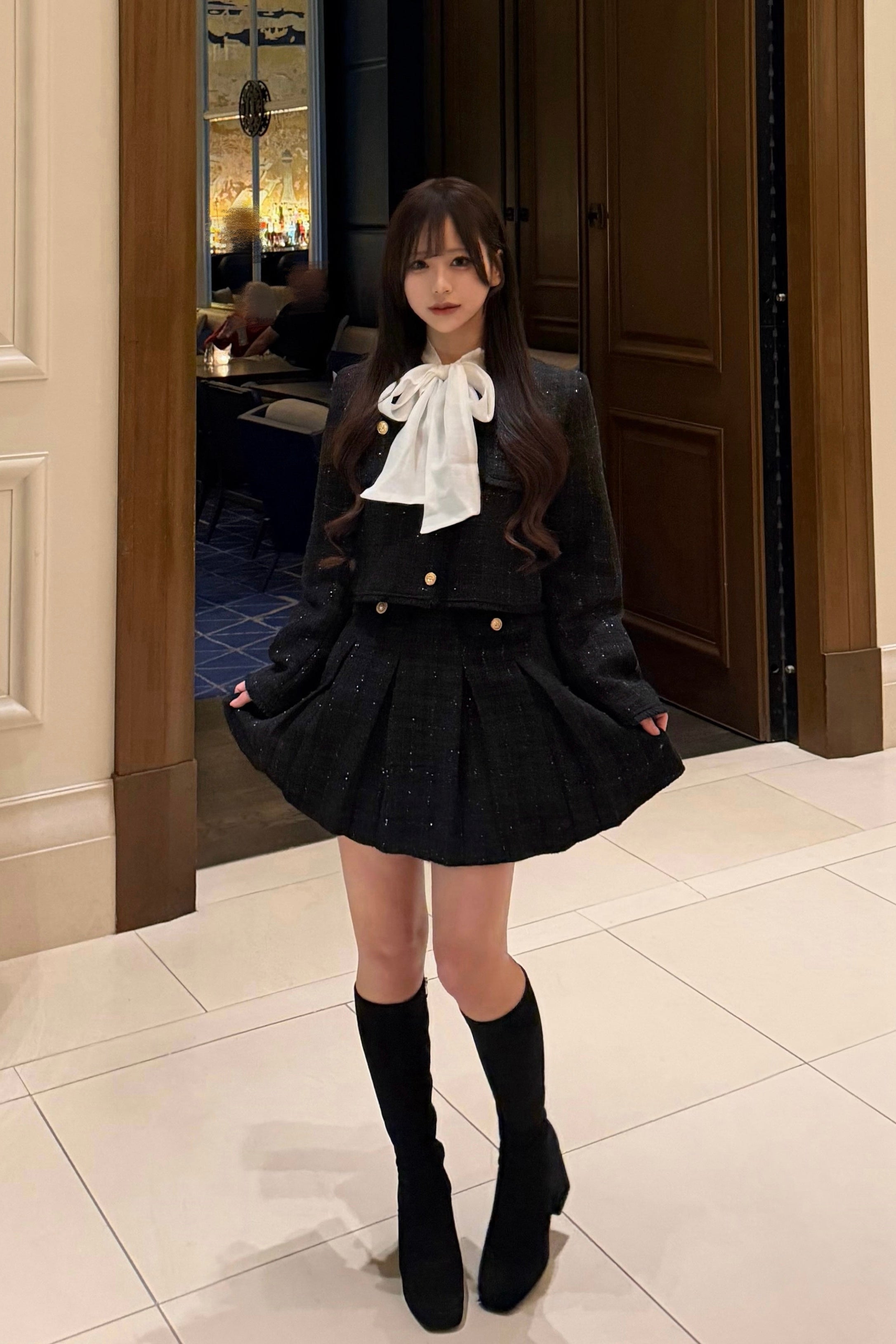 ロマンティックツイードセットアップ KR30406