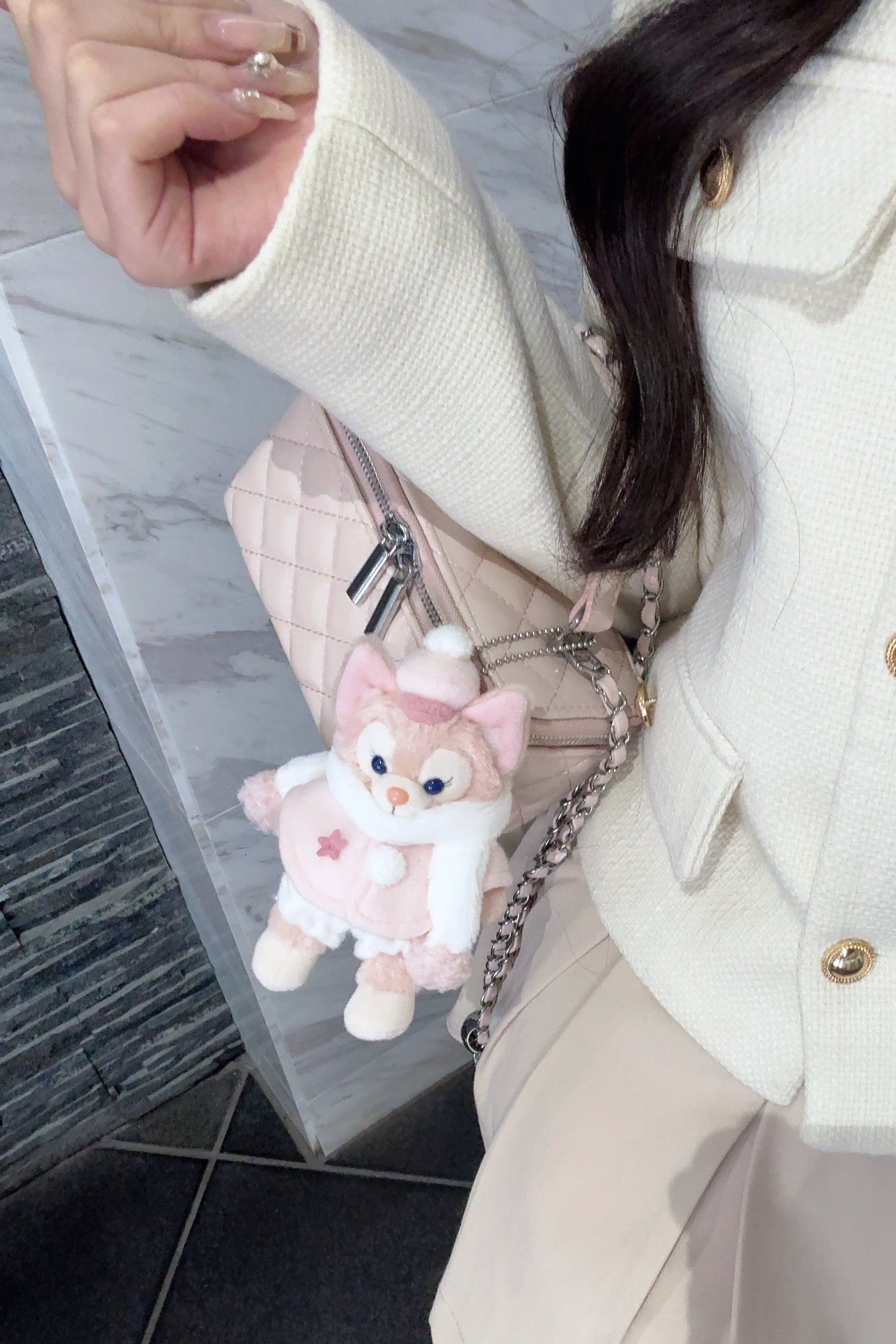 キルティングバニティーバッグ KR13624