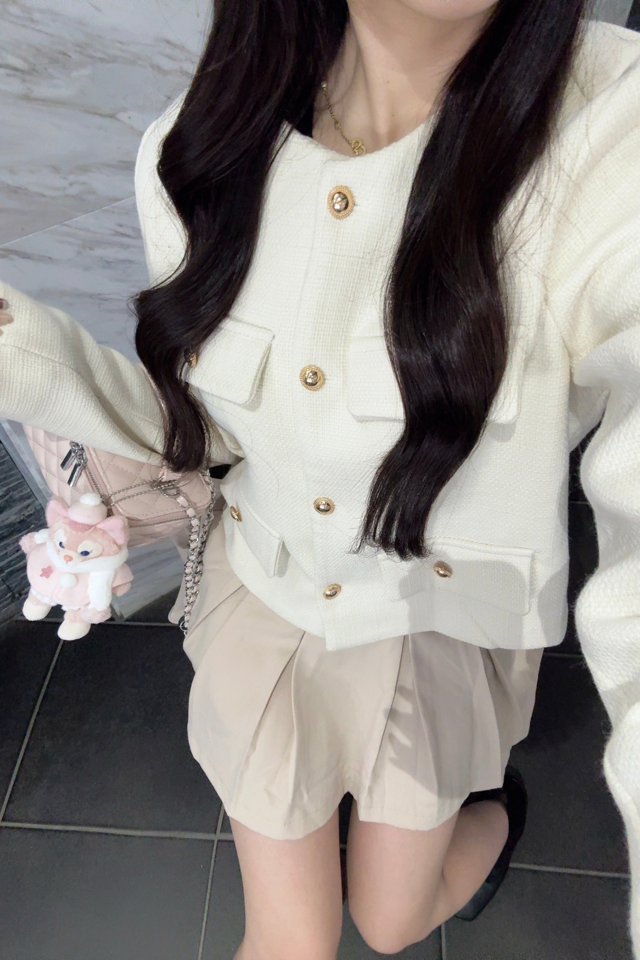 ノーカラークラシカルジャケット KR30166