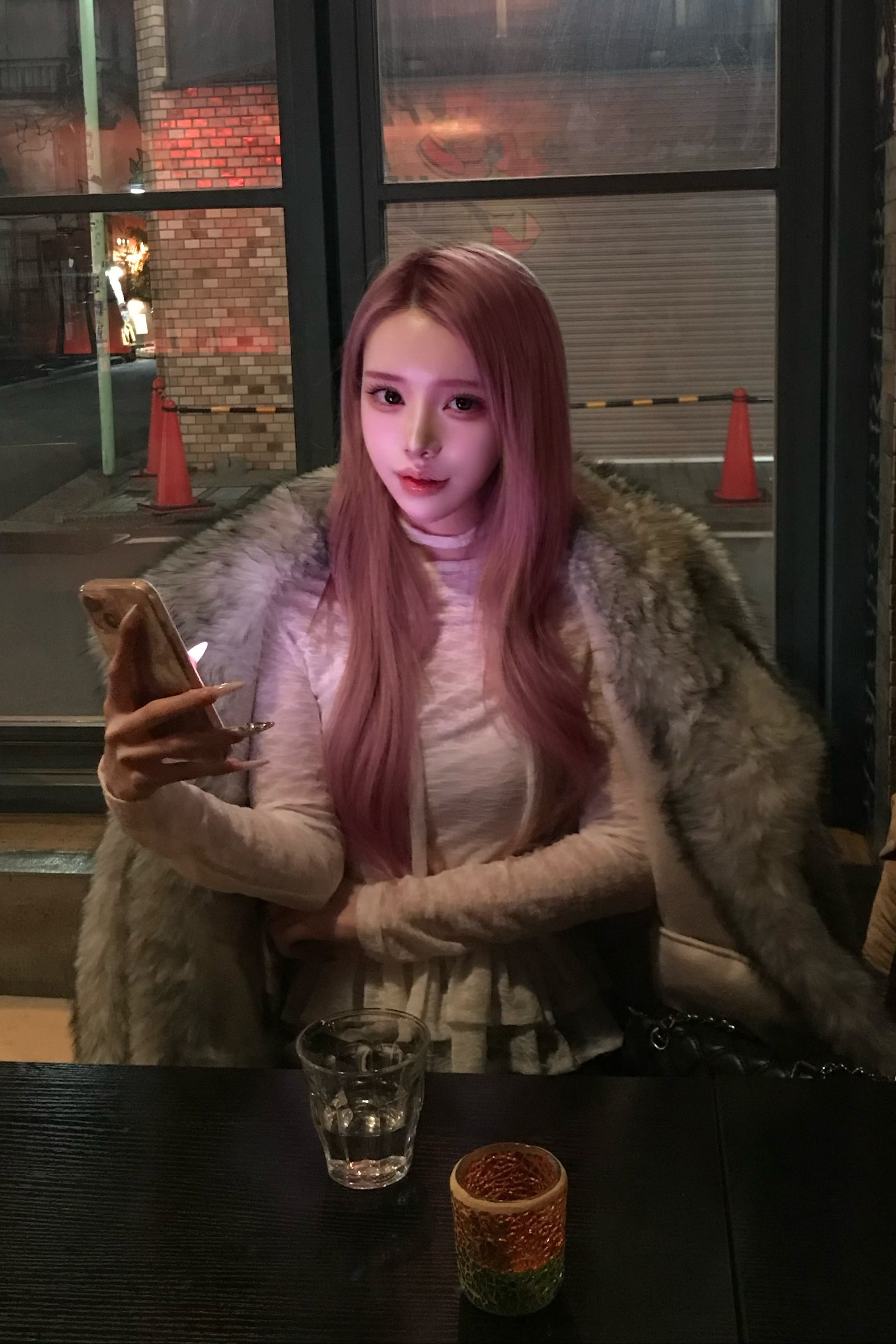 ビッグカラーショートファージャケット KR30438