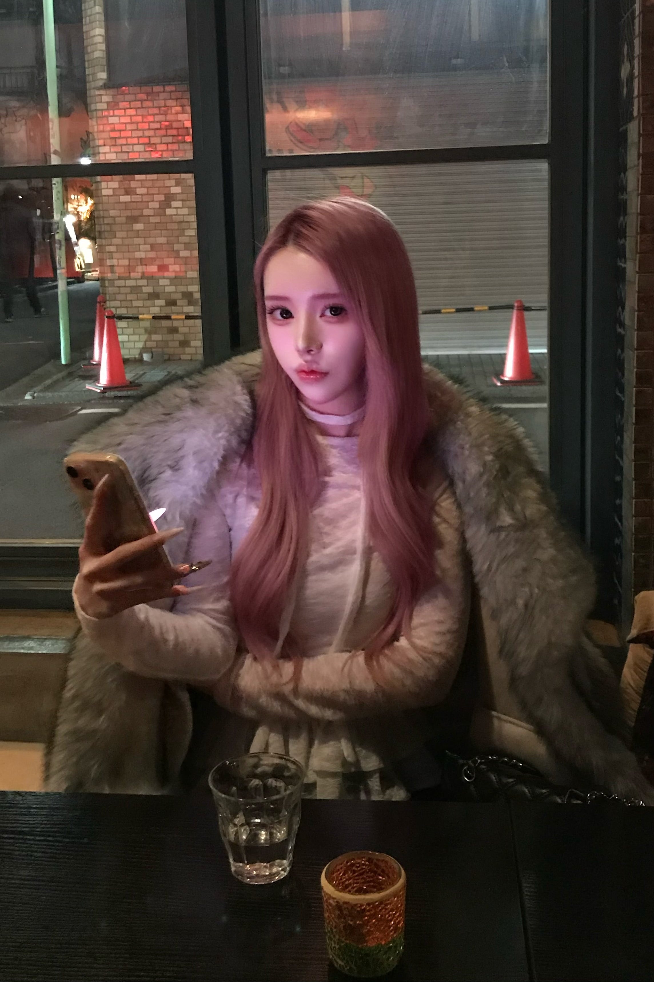 ビッグカラーショートファージャケット KR30438