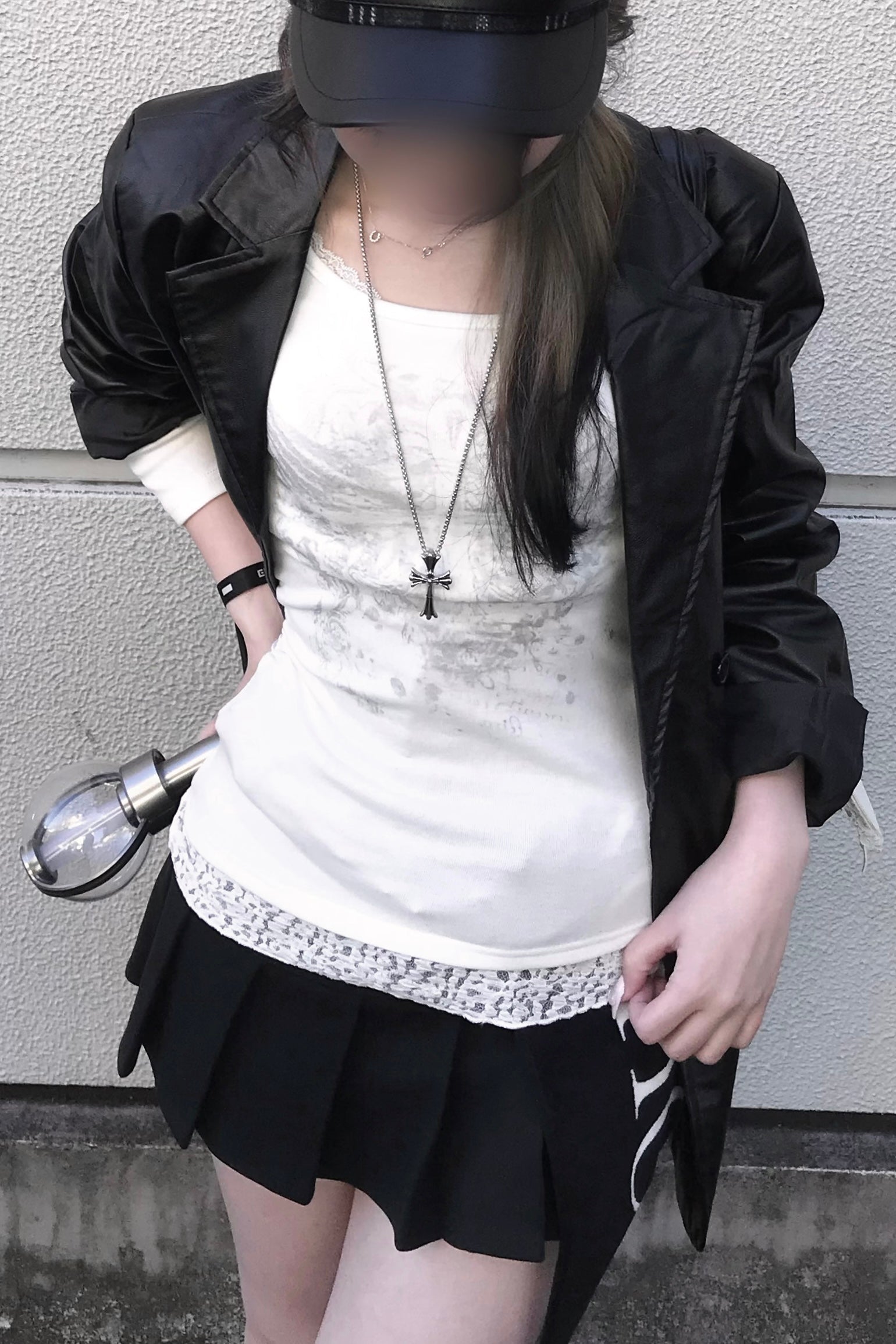 クロスグラフィックロングTシャツ KR13578