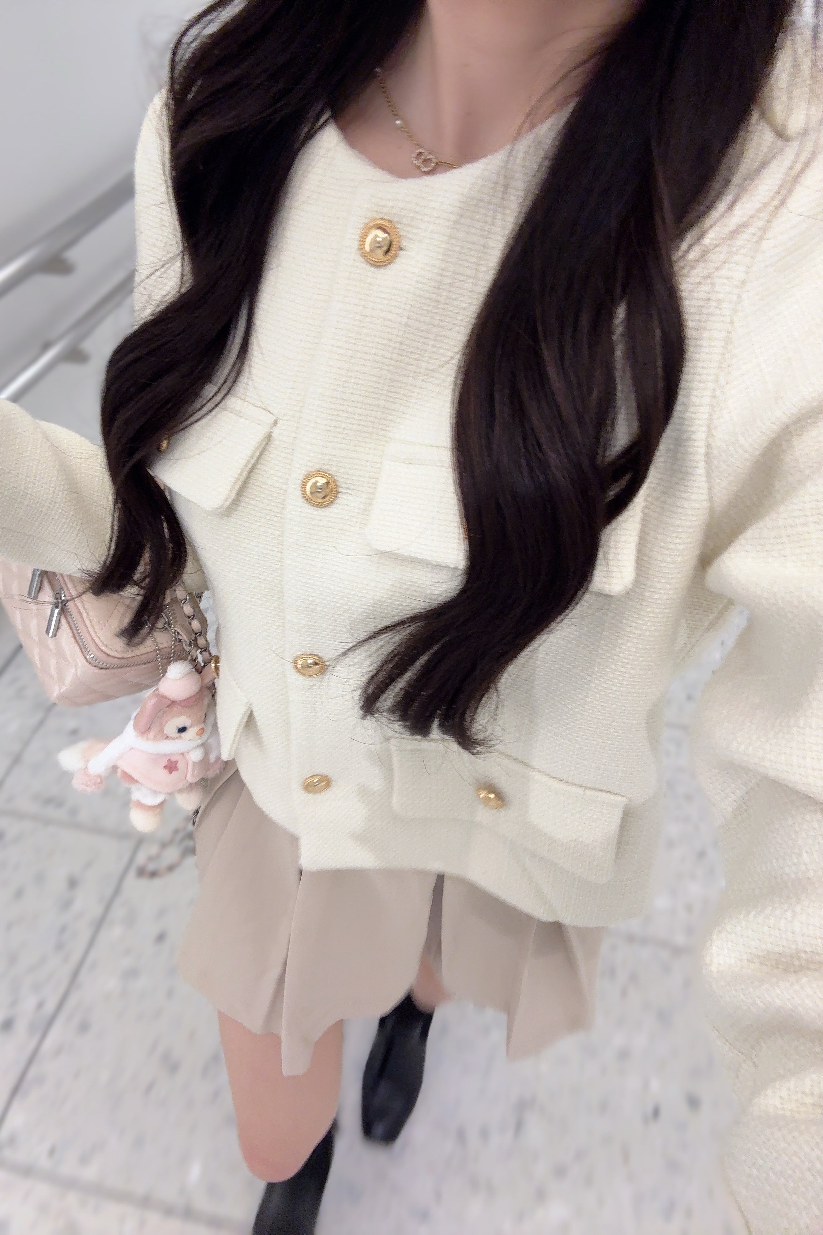 ノーカラークラシカルジャケット KR30166