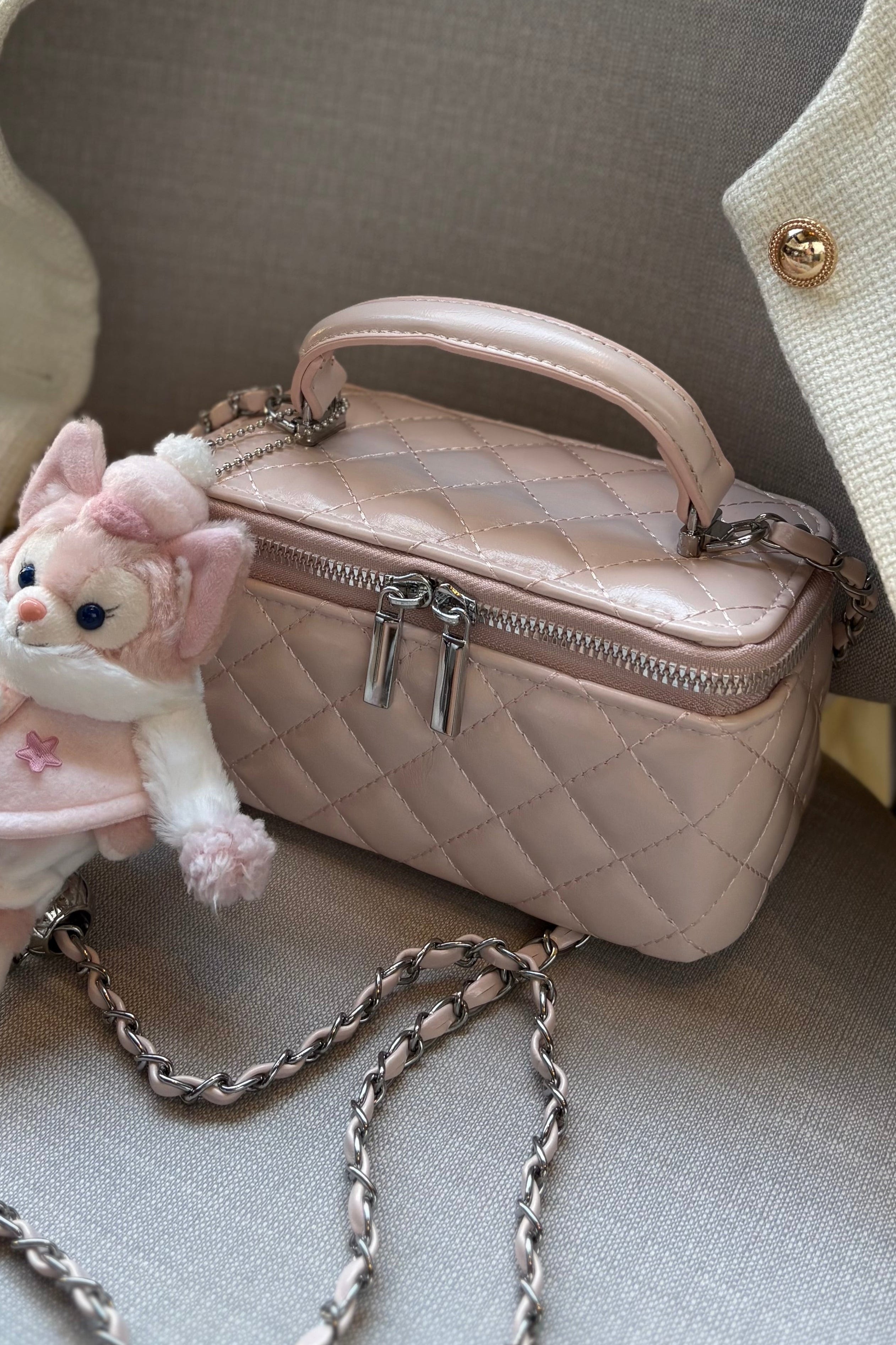 キルティングバニティーバッグ KR13624