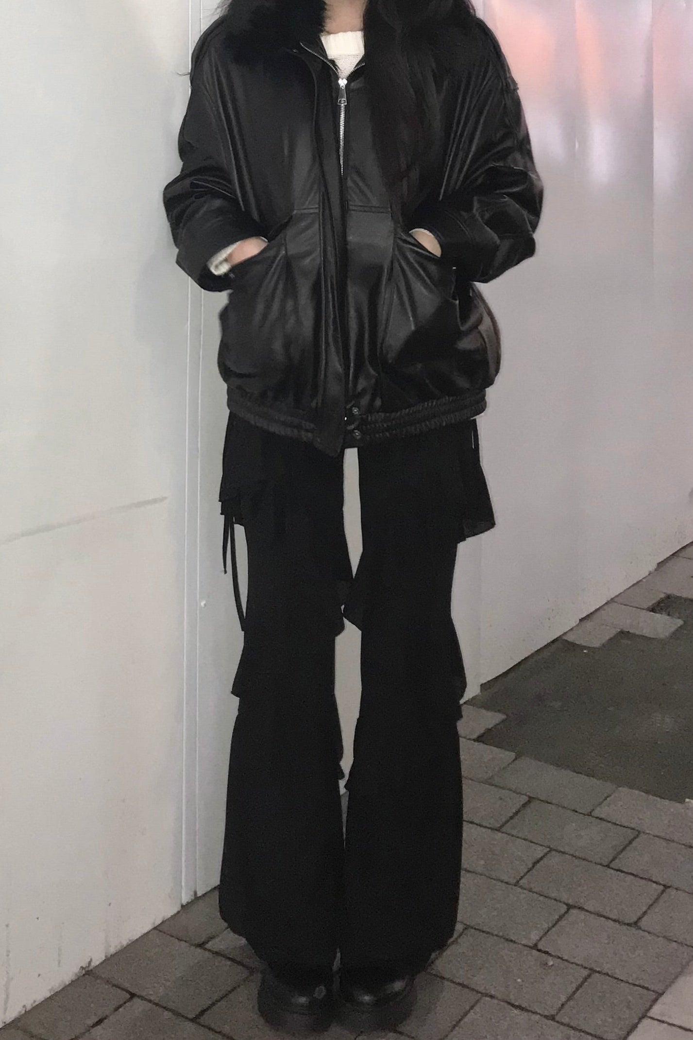 オーバーファーレザージャケット KR30099