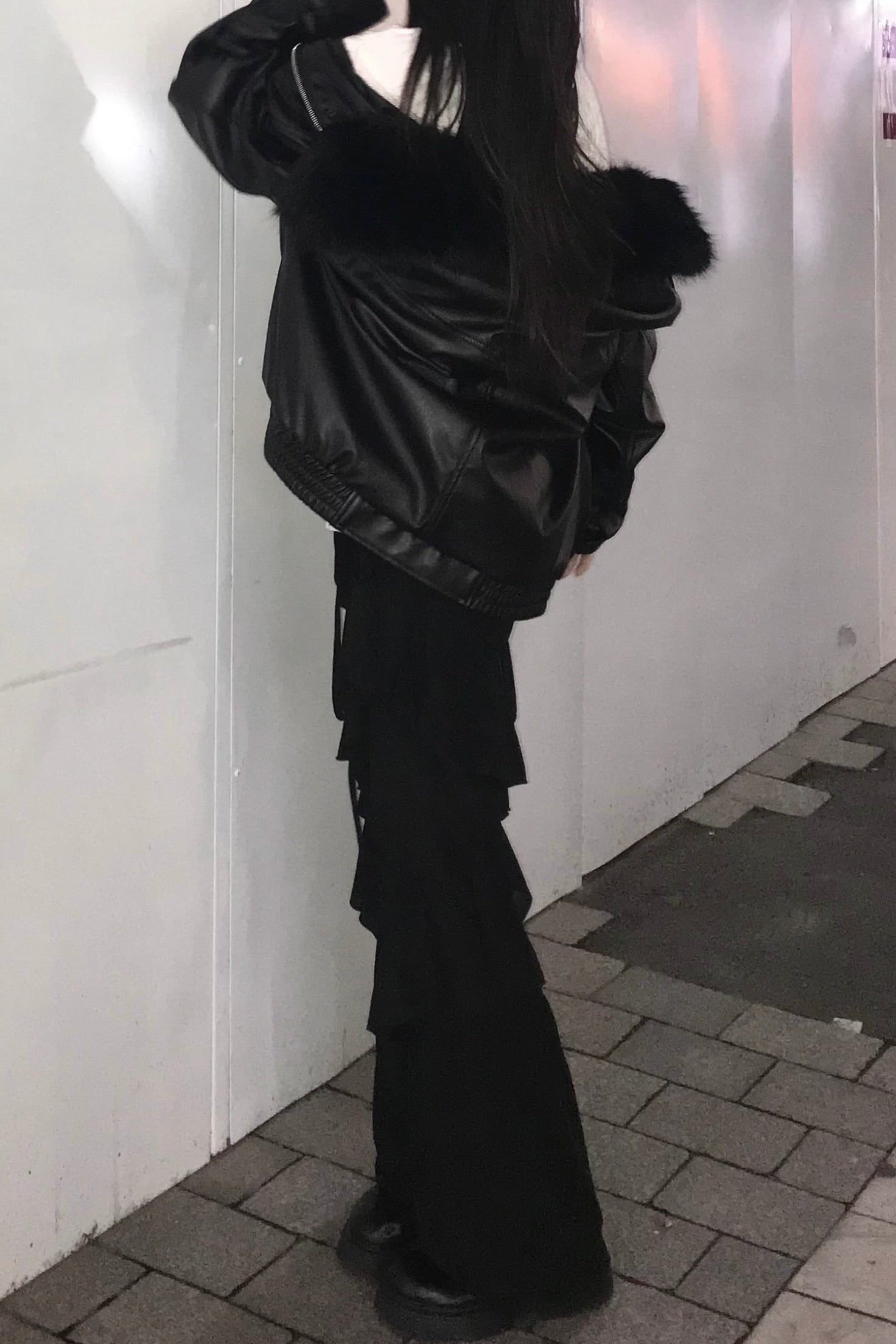 オーバーファーレザージャケット KR30099