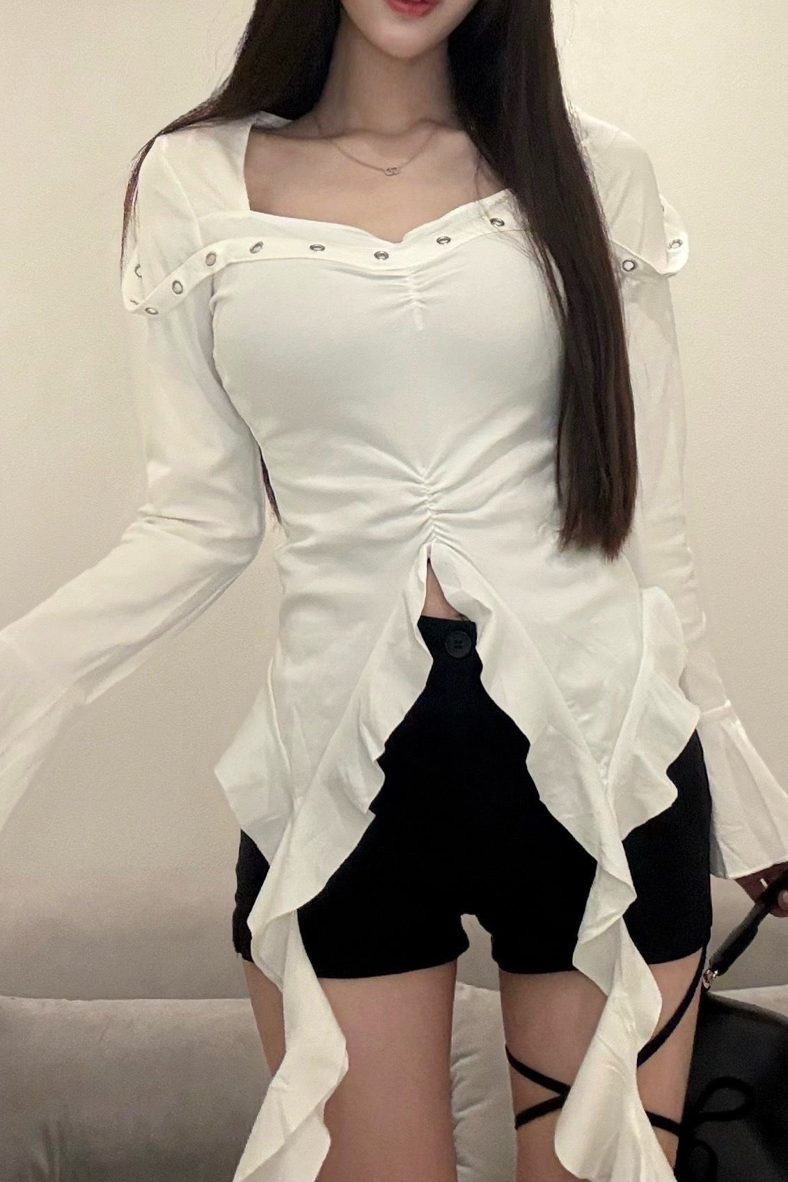 イレヘムデザインカットソー KR13484