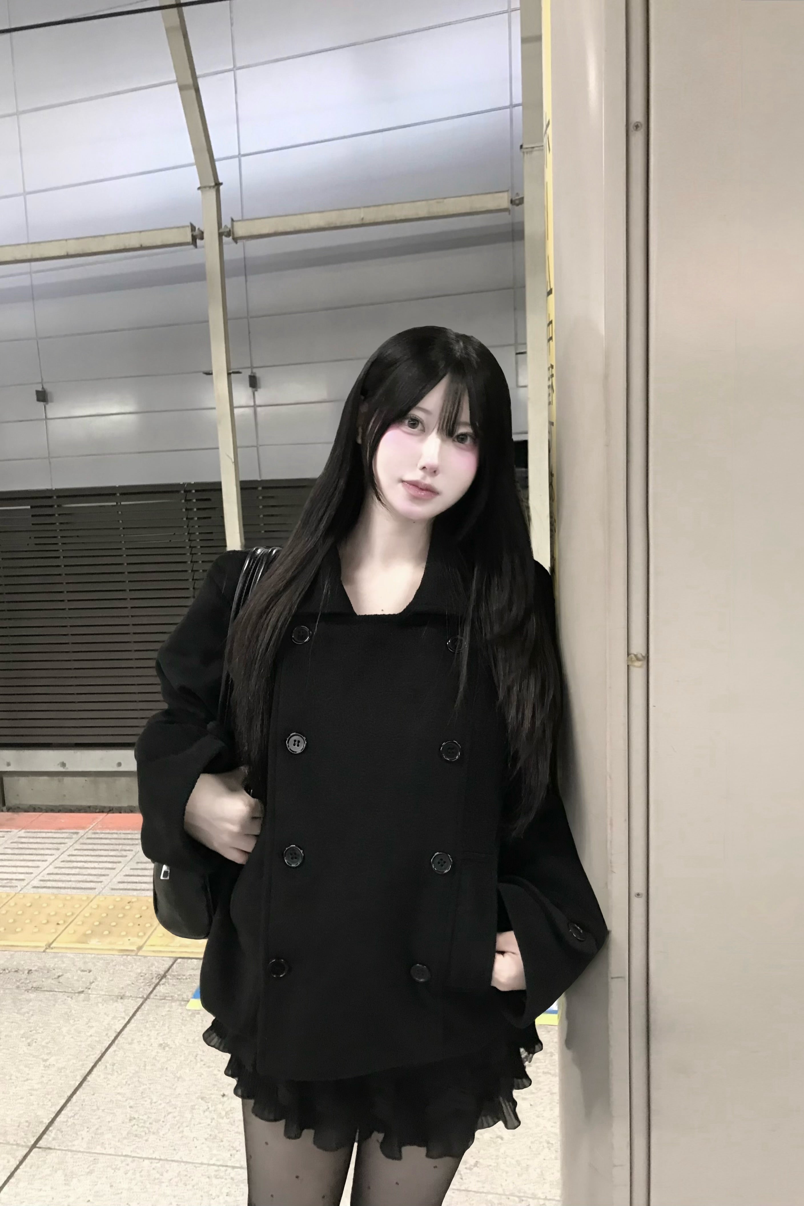 クラシックボタンショートコート KR30079