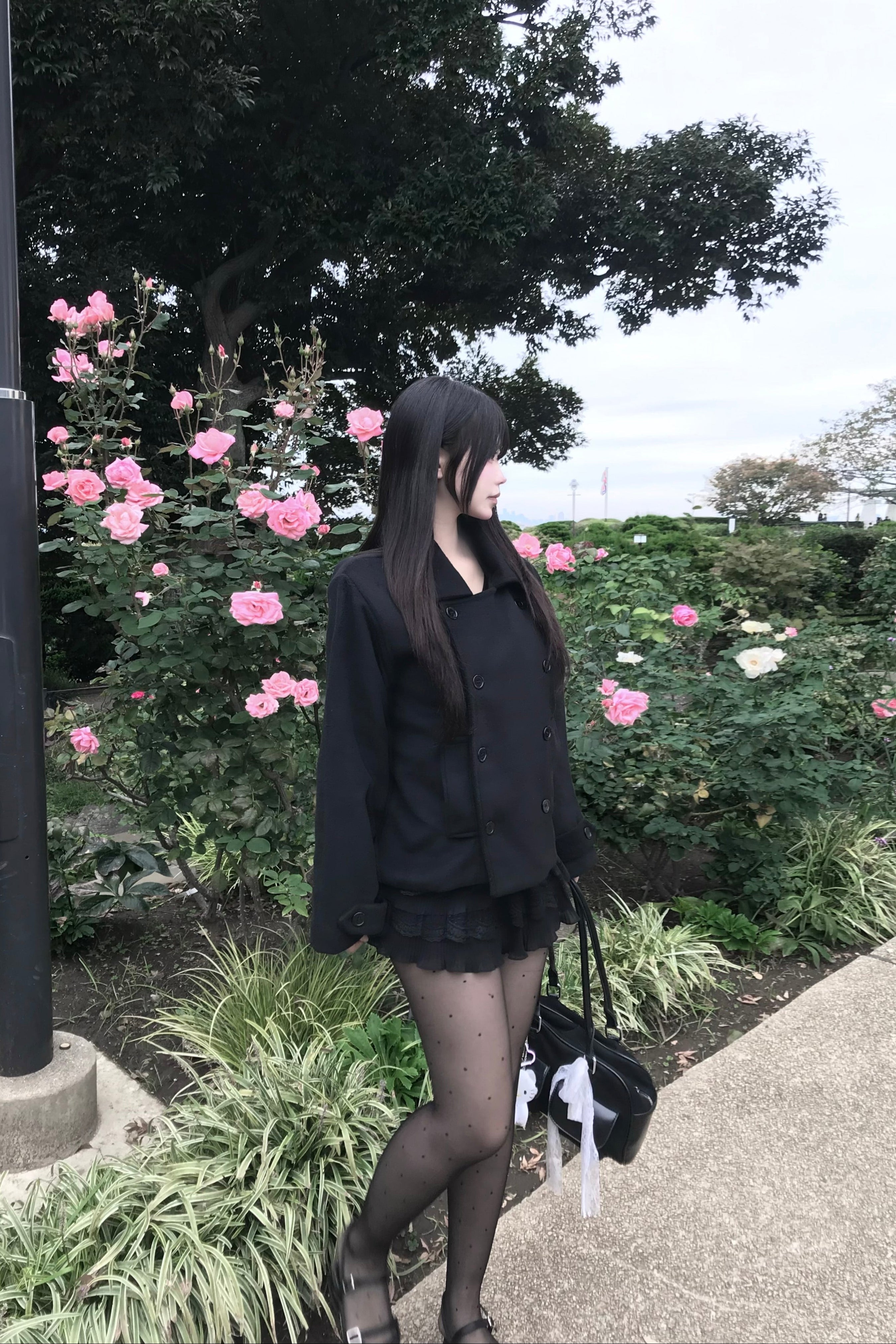 クラシックボタンショートコート KR30079