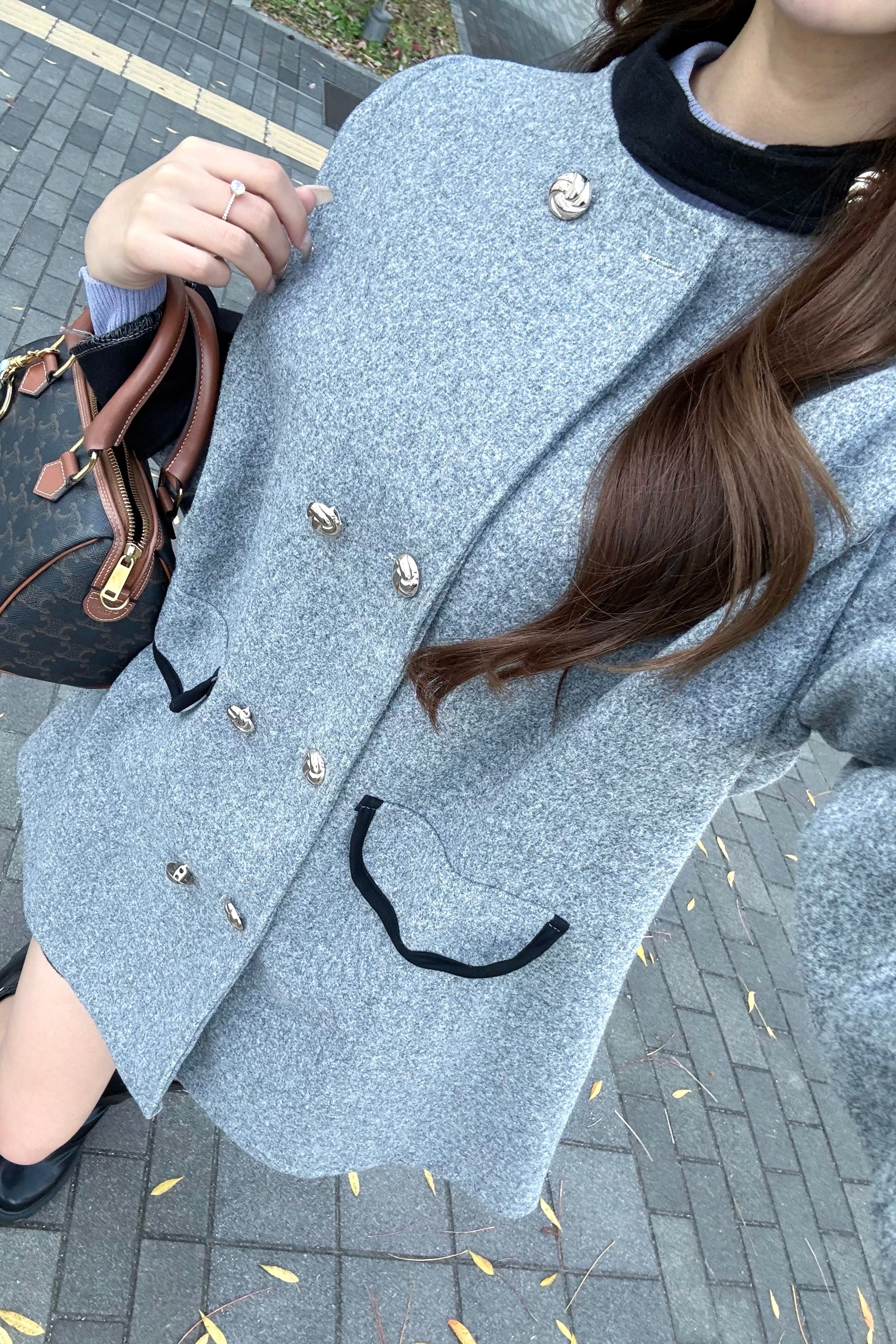 バイカラーエレガンスコート KR30128