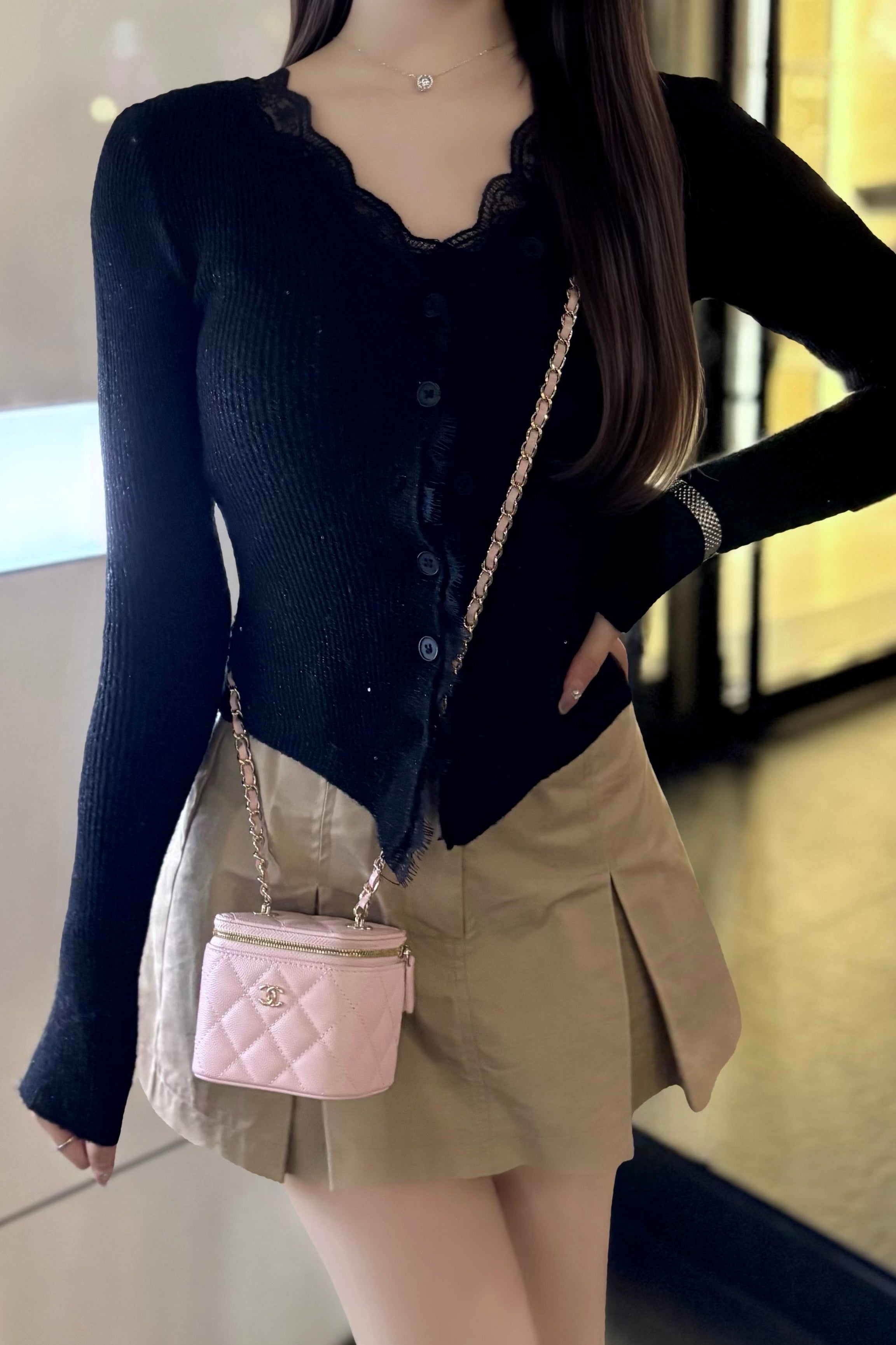 レースカラーカーディガン KR13758