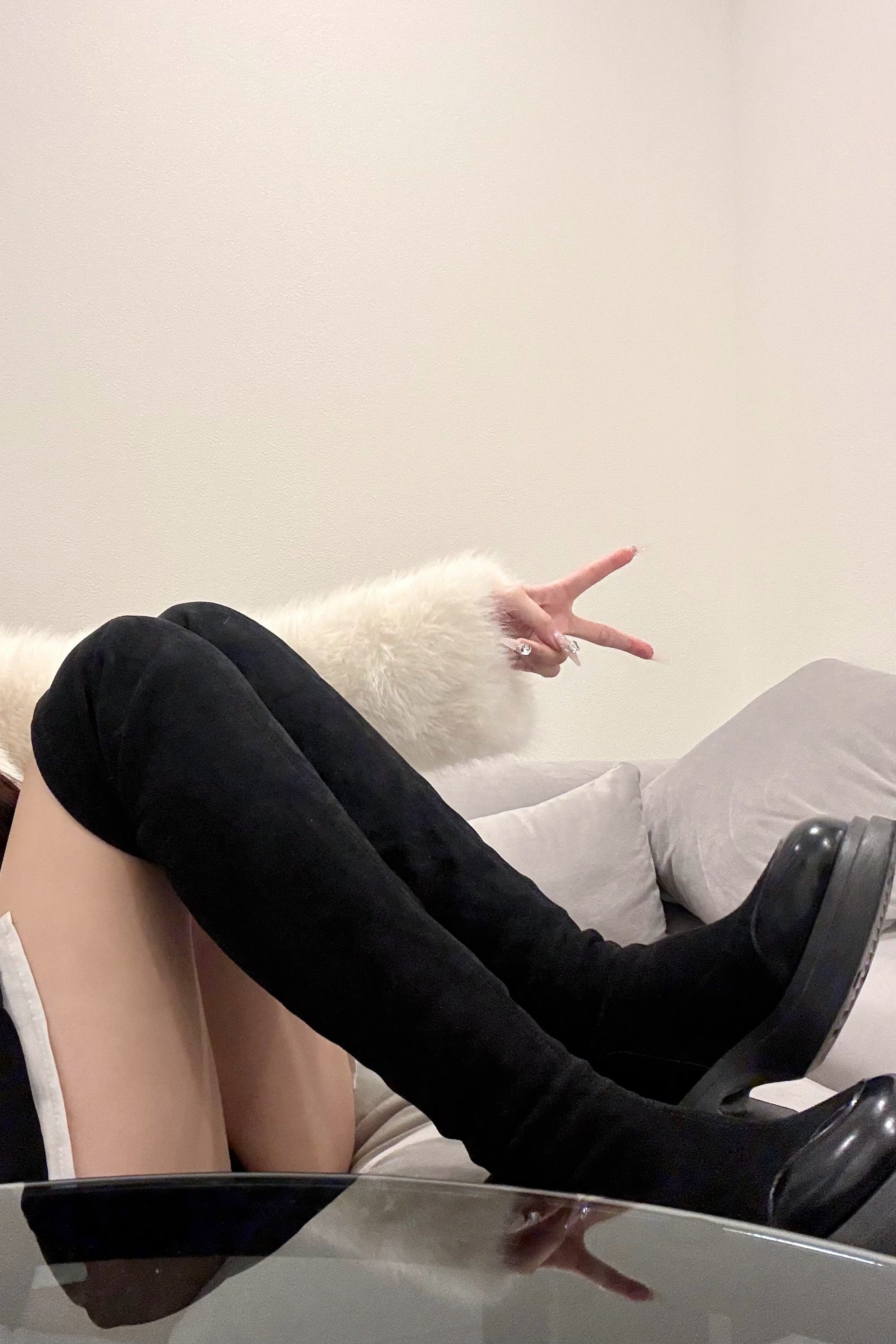 スウェードブーツ KR13483