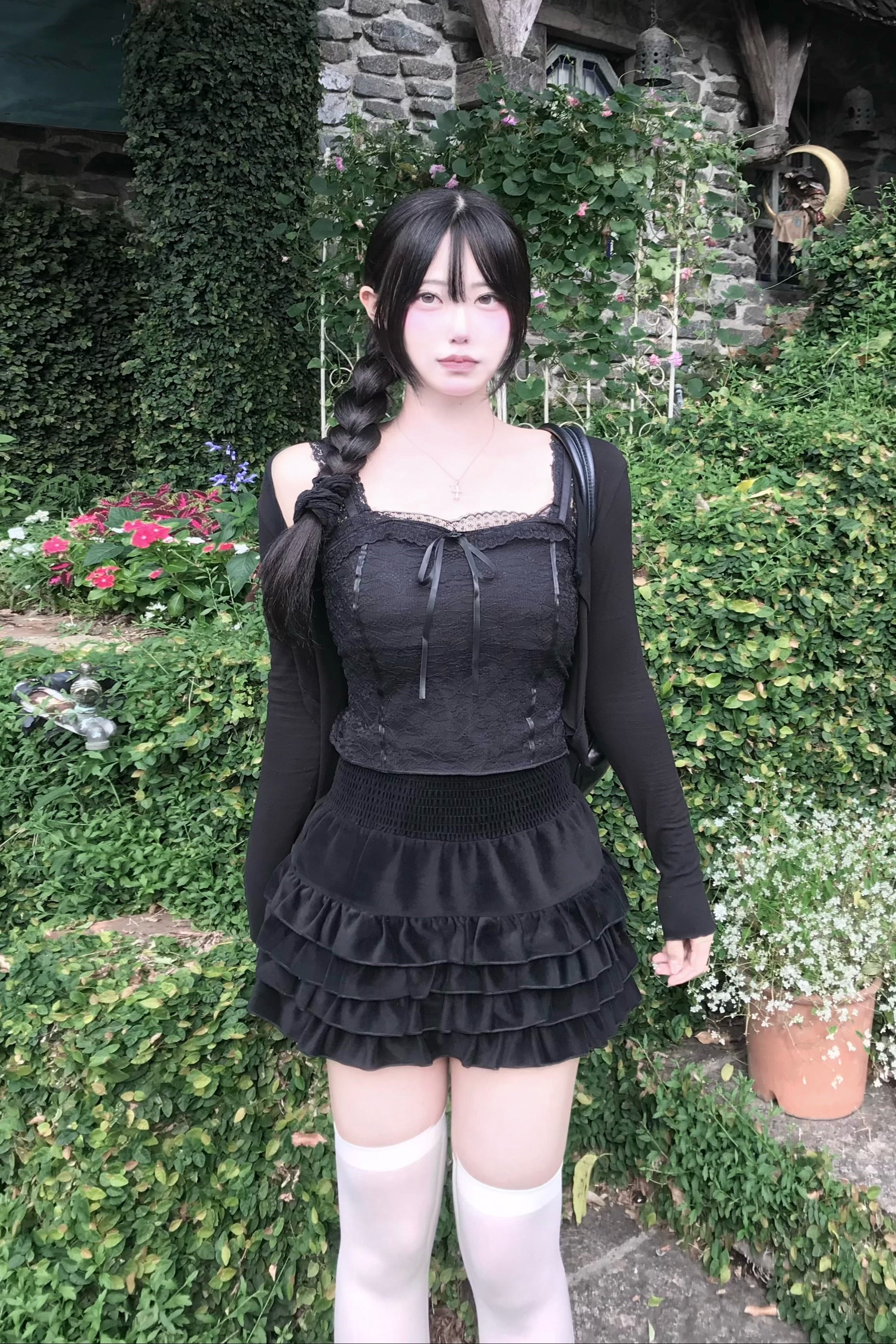 リボンレースキャミソール KR13084