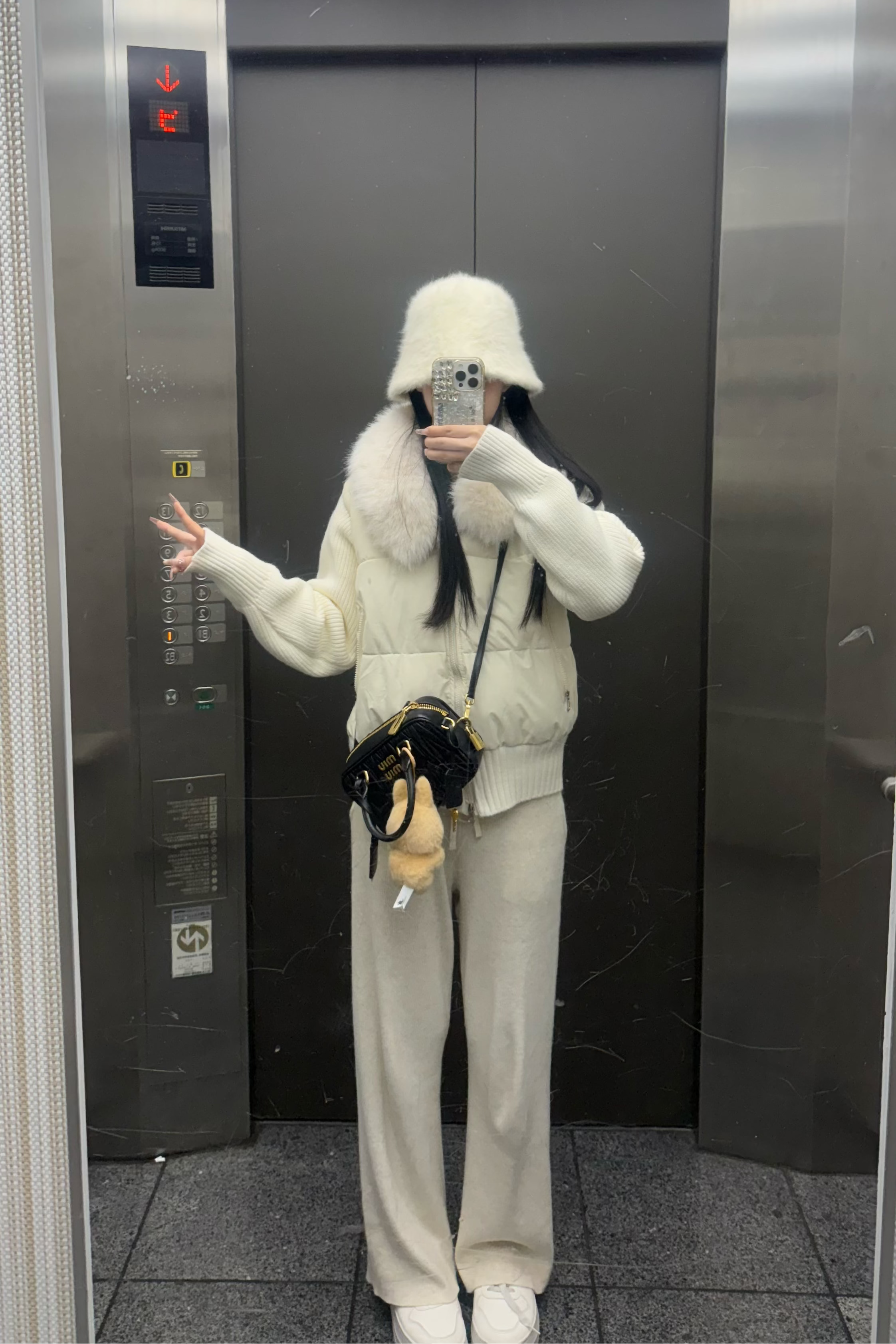 ハイネックリブダウンジャケット KR30269