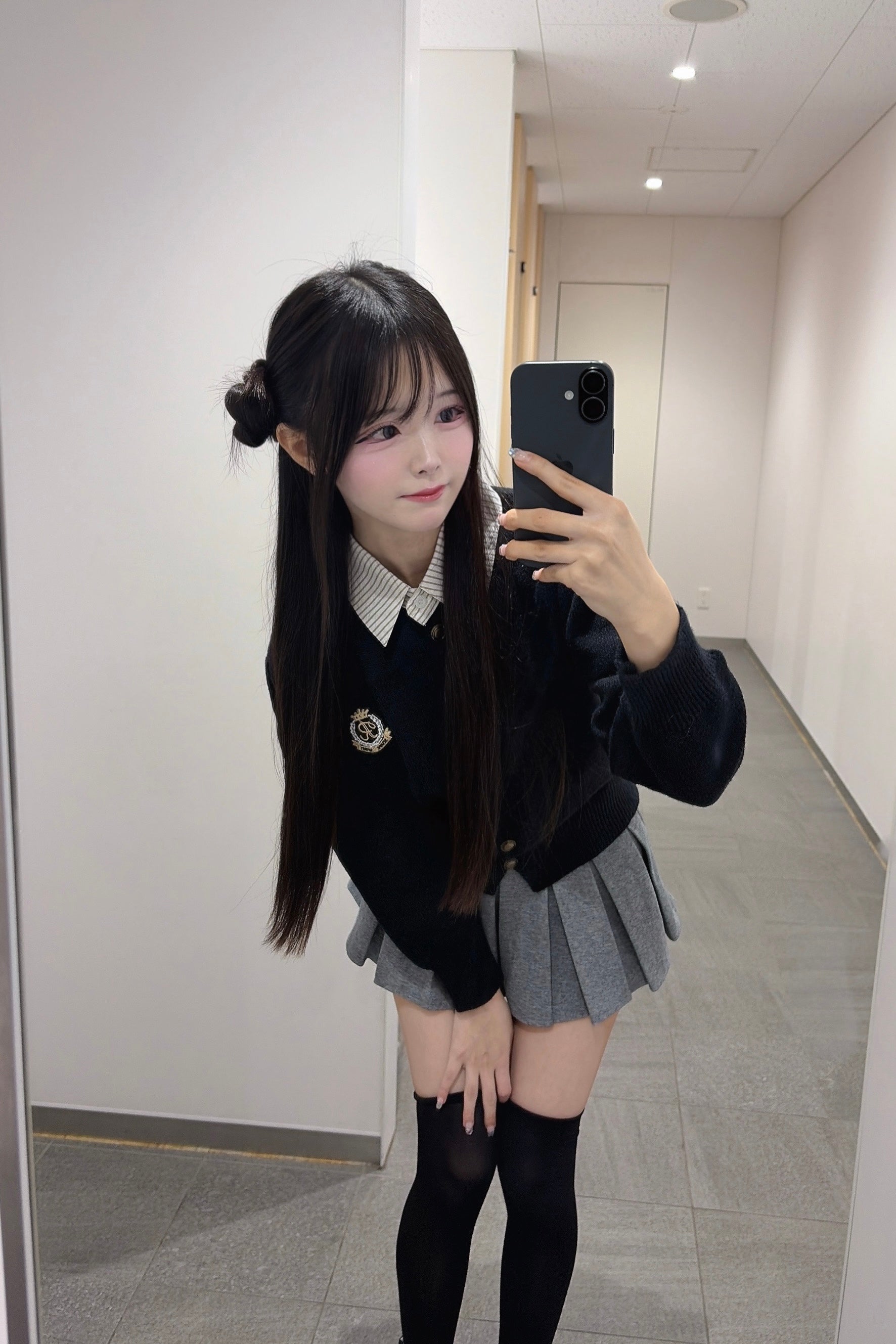 プレッピーボタンカーデ KR13144