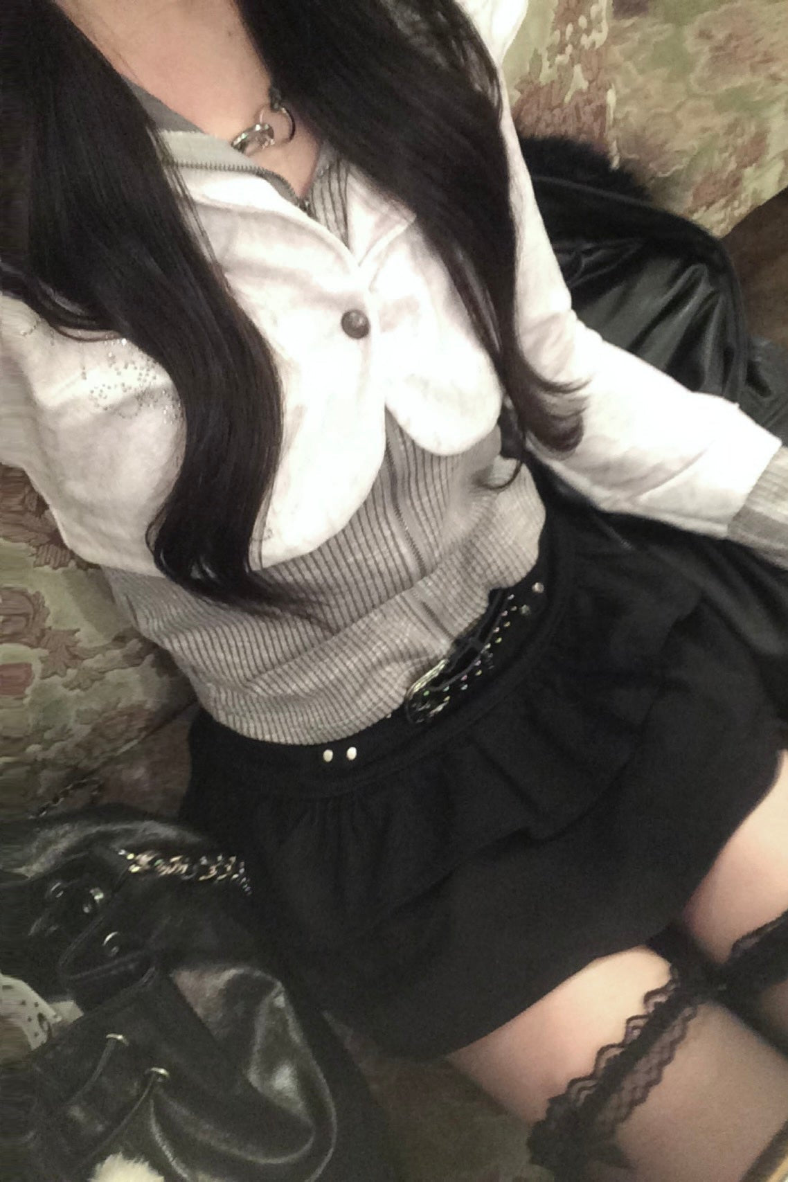 ウエストデザインティアードスカートKR13544