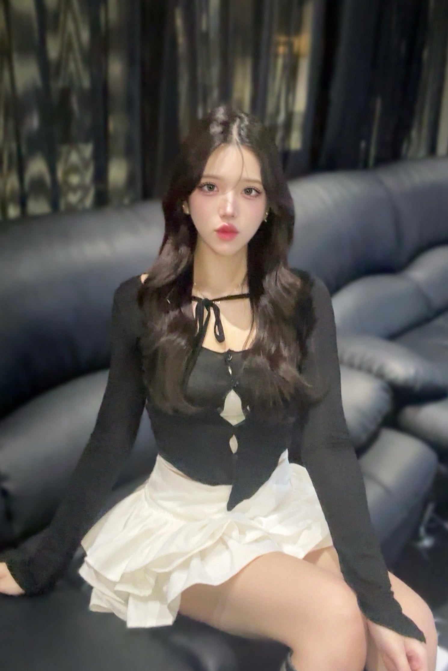 バイカラーレイヤードトップス KR13534