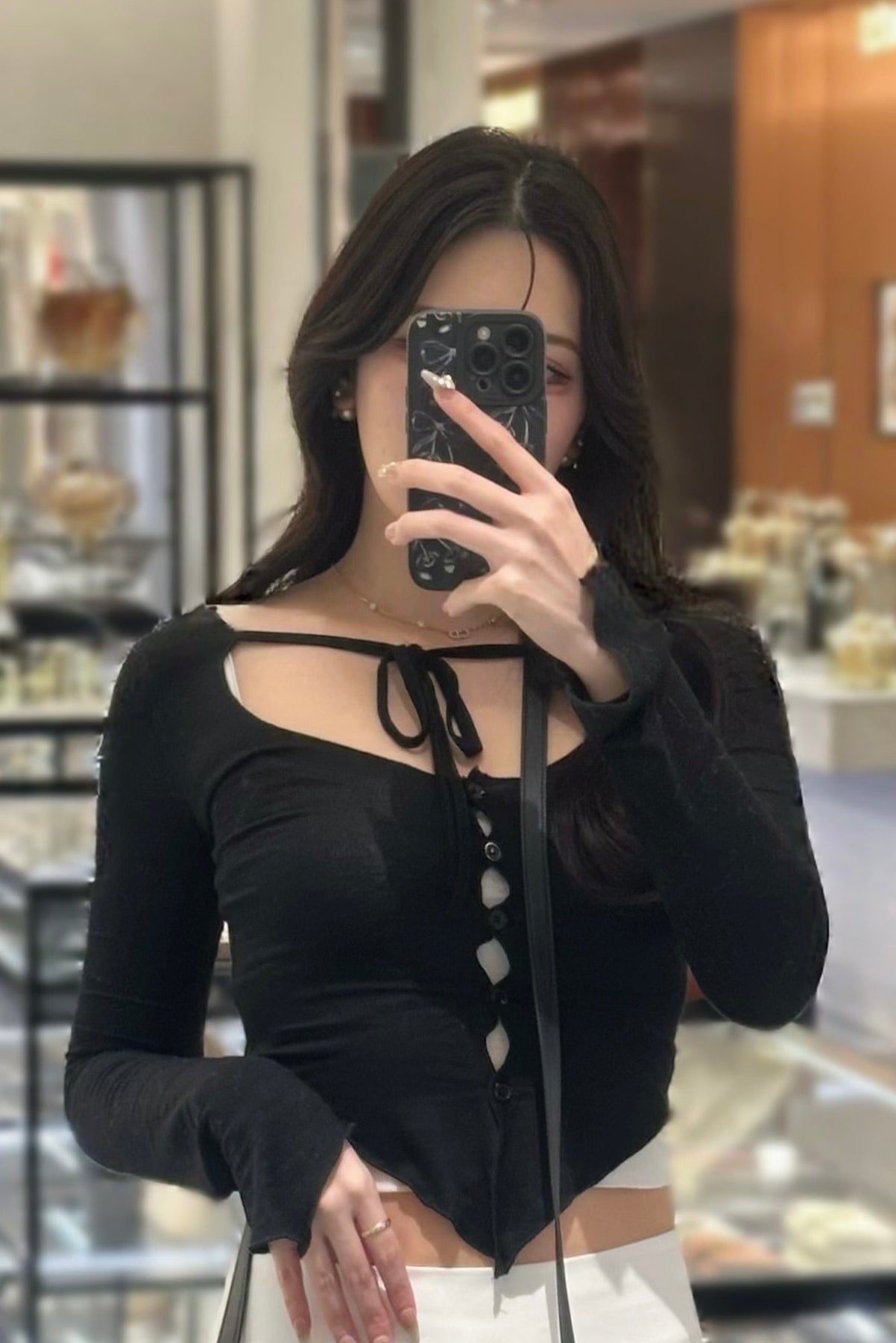 バイカラーレイヤードトップス KR13534